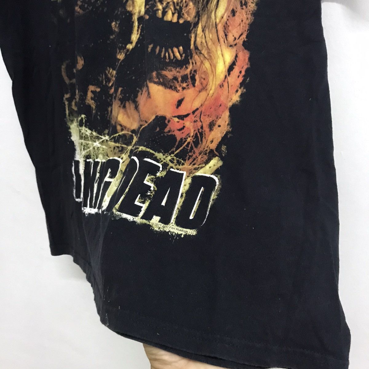 Vintage Vintage The Walking Dead Horror Movie T-shirt Size US XL / EU 56 / 4 - 5 Thumbnail