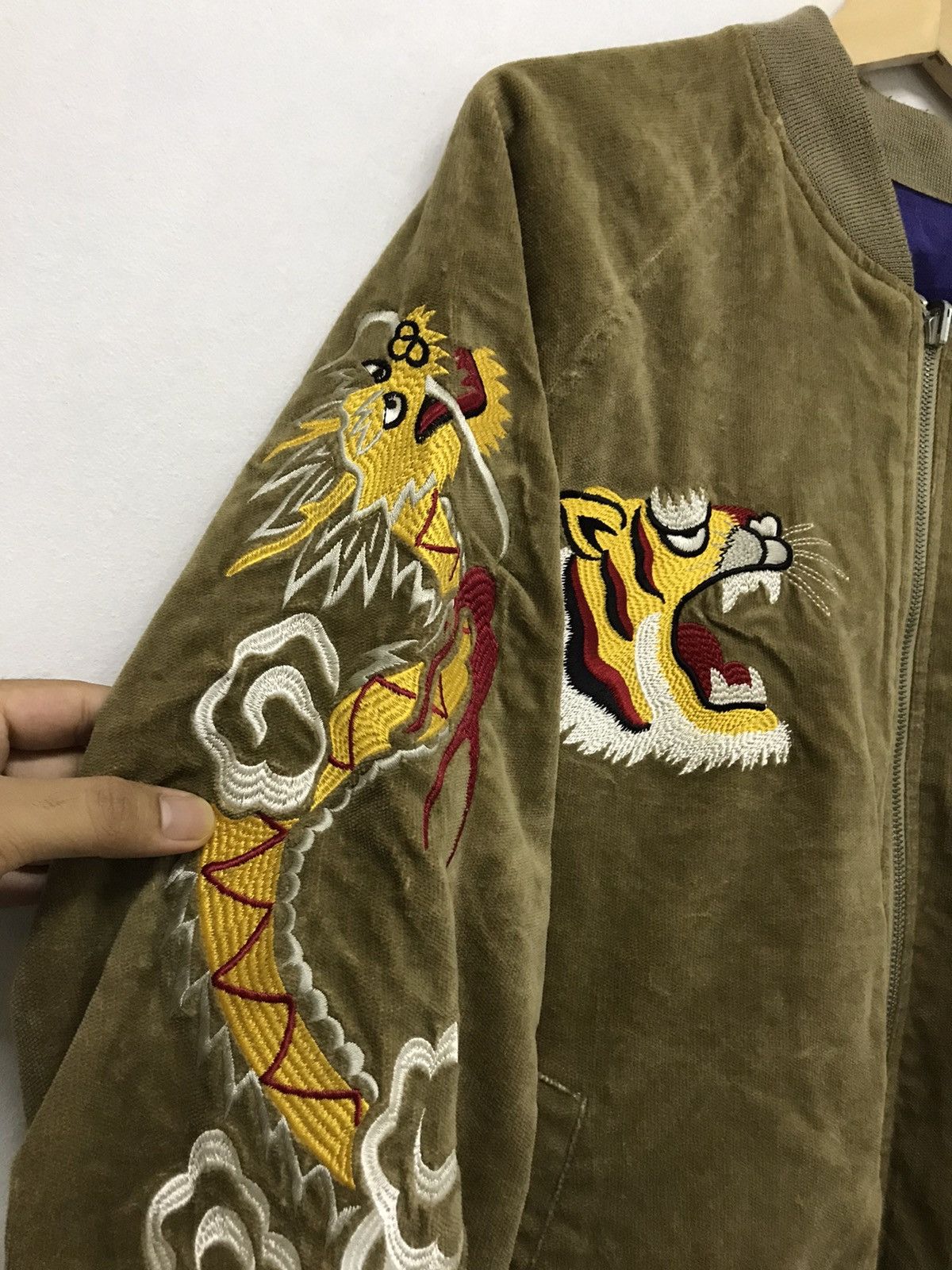 Avirex Vintage Avirex Sukajan Embroidery Dragon Reversible Jacket Size US L / EU 52-54 / 3 - 5 Thumbnail