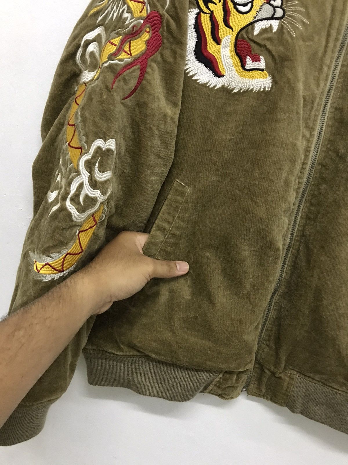 Avirex Vintage Avirex Sukajan Embroidery Dragon Reversible Jacket Size US L / EU 52-54 / 3 - 8 Thumbnail
