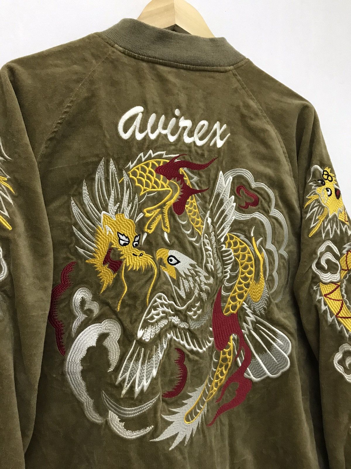 Avirex Vintage Avirex Sukajan Embroidery Dragon Reversible Jacket Size US L / EU 52-54 / 3 - 12 Thumbnail