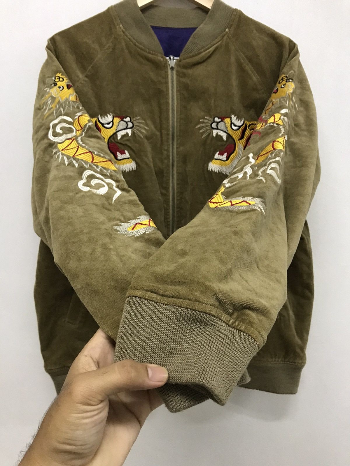 Avirex Vintage Avirex Sukajan Embroidery Dragon Reversible Jacket Size US L / EU 52-54 / 3 - 11 Thumbnail