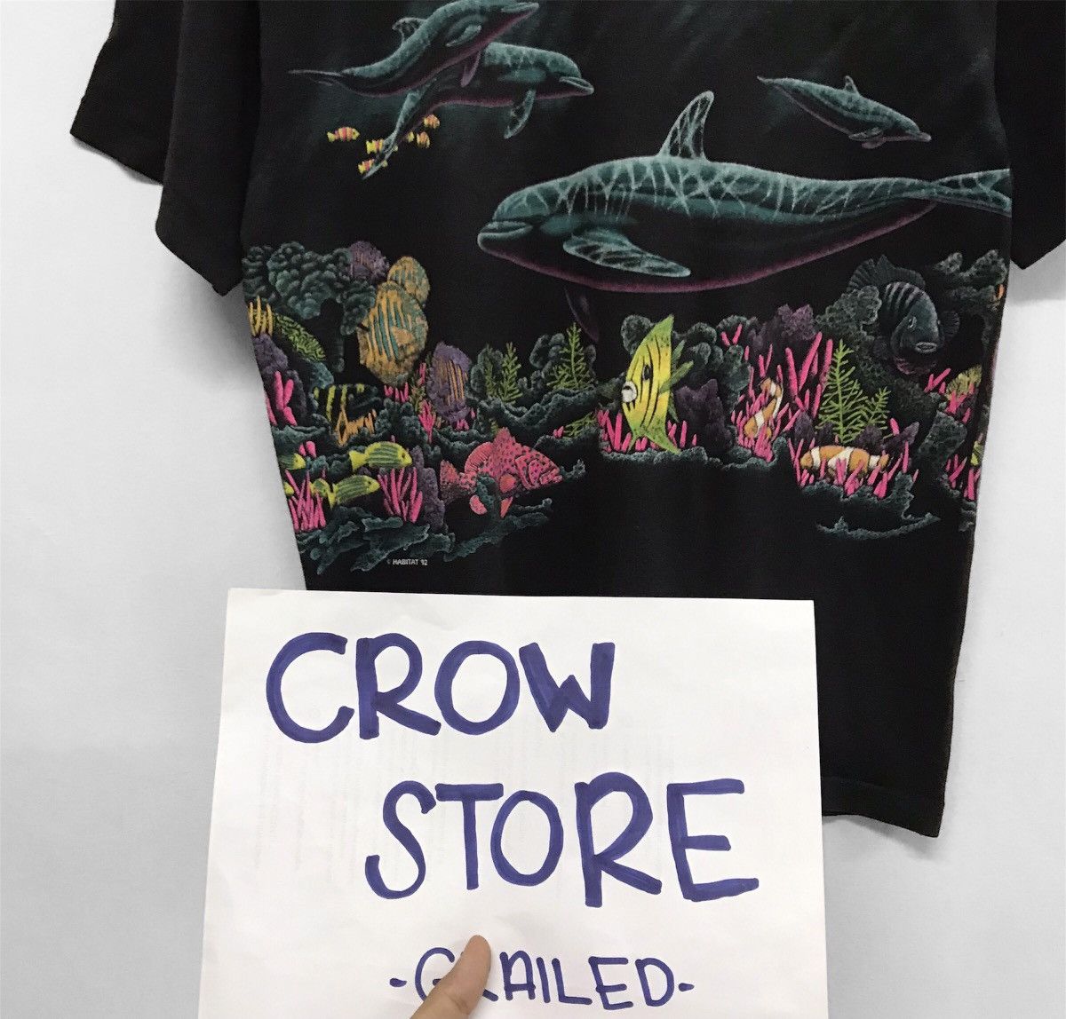 Habitat Vintage 92s Habitat Marine Life T-shirt Size US S / EU 44-46 / 1 - 3 Thumbnail