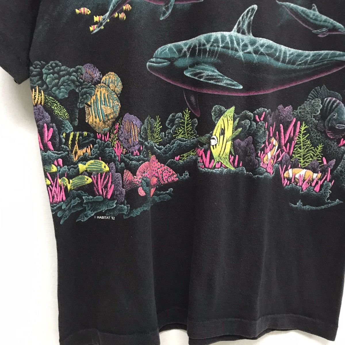 Habitat Vintage 92s Habitat Marine Life T-shirt Size US S / EU 44-46 / 1 - 5 Thumbnail