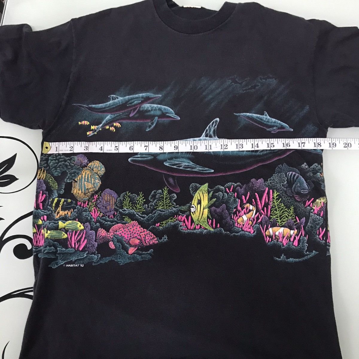 Habitat Vintage 92s Habitat Marine Life T-shirt Size US S / EU 44-46 / 1 - 13 Thumbnail