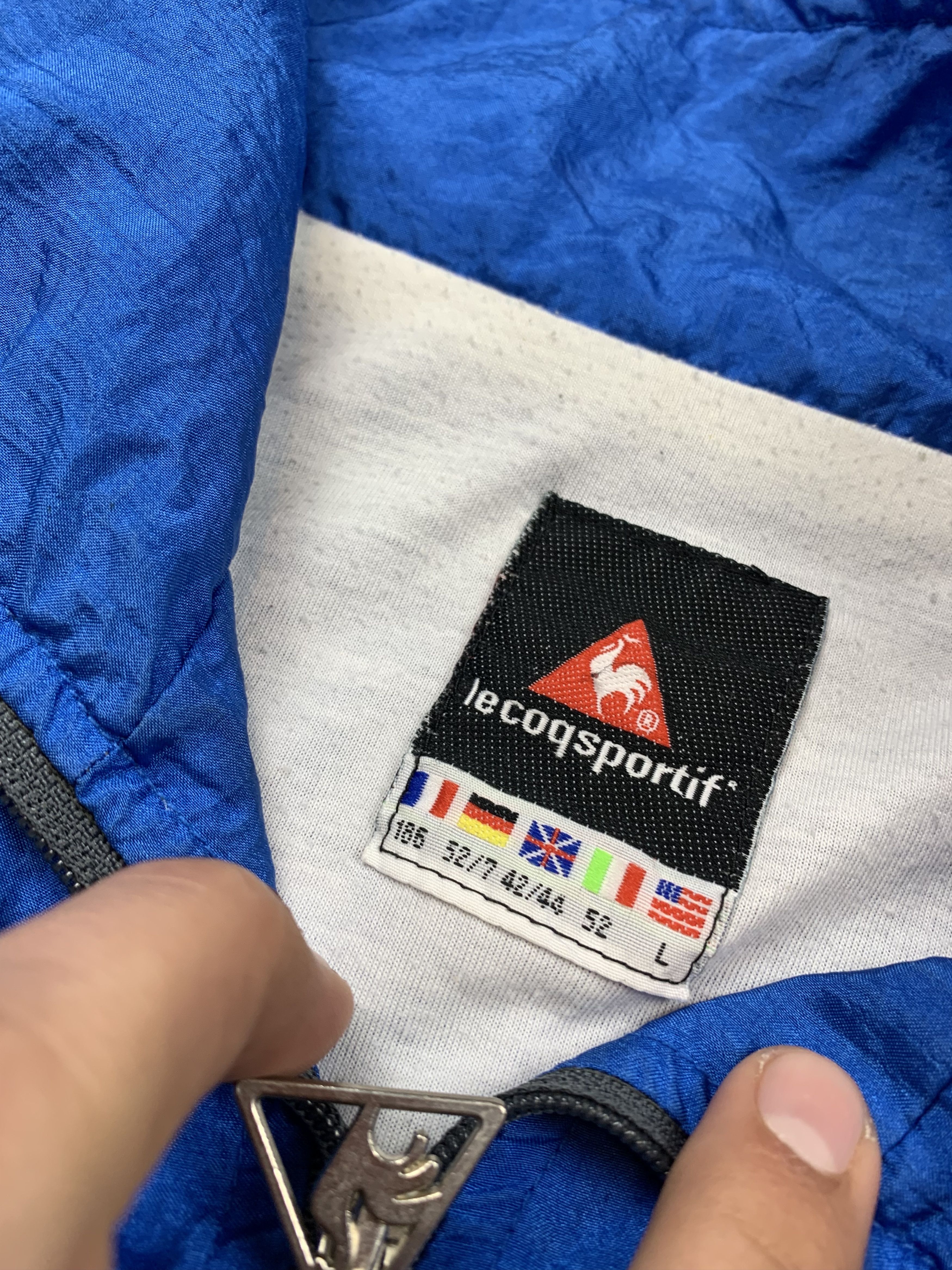 Le Coq Sportif Le Coq Sportif 90s Vintage Nylon Track Suit Jacket+Pants Size US 34 / EU 50 - 7 Thumbnail