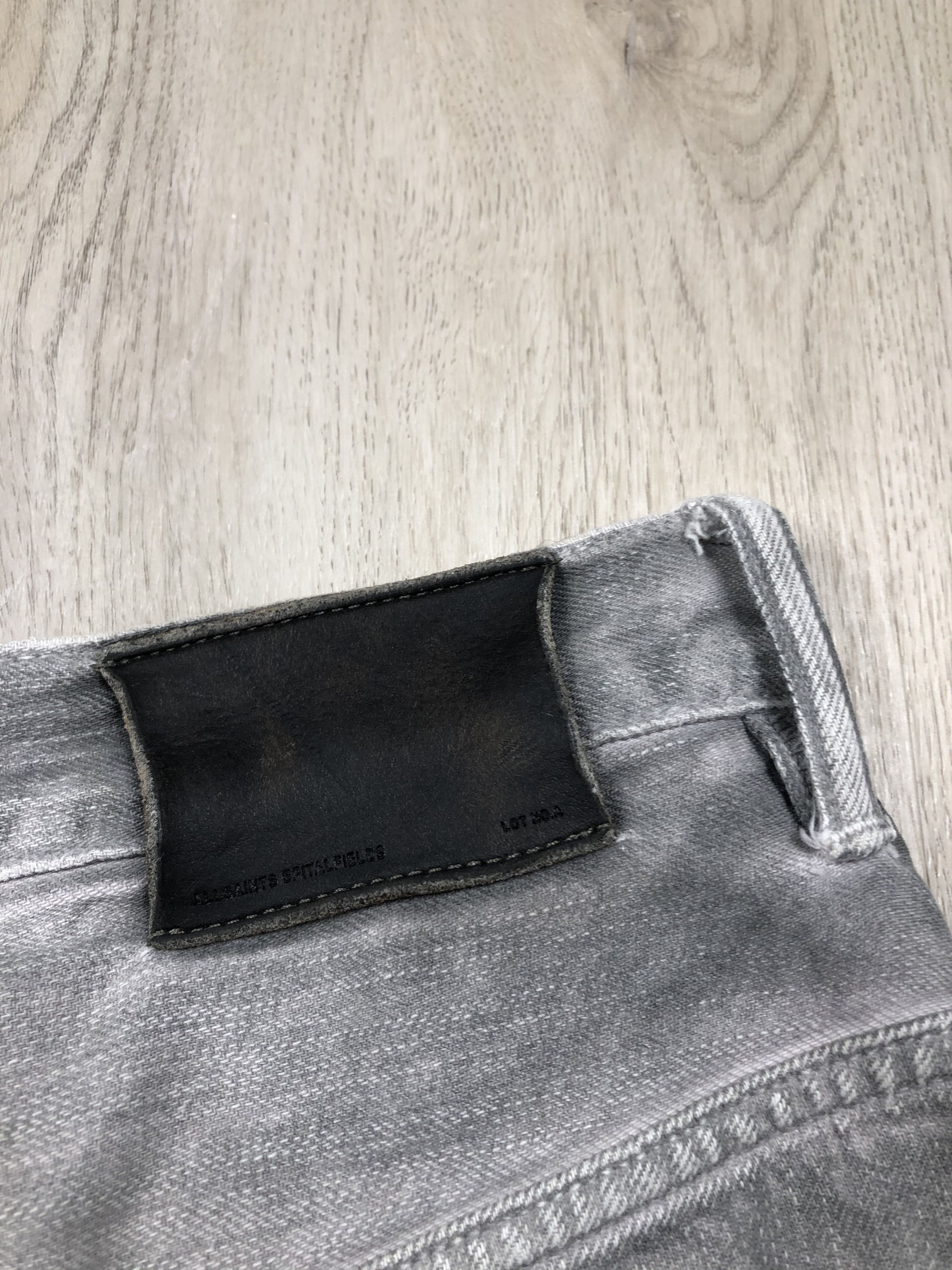 Allsaints Allsaints Tumble Skinny Runner Washed Denim Pants Size US 28 / EU 44 - 11 Thumbnail