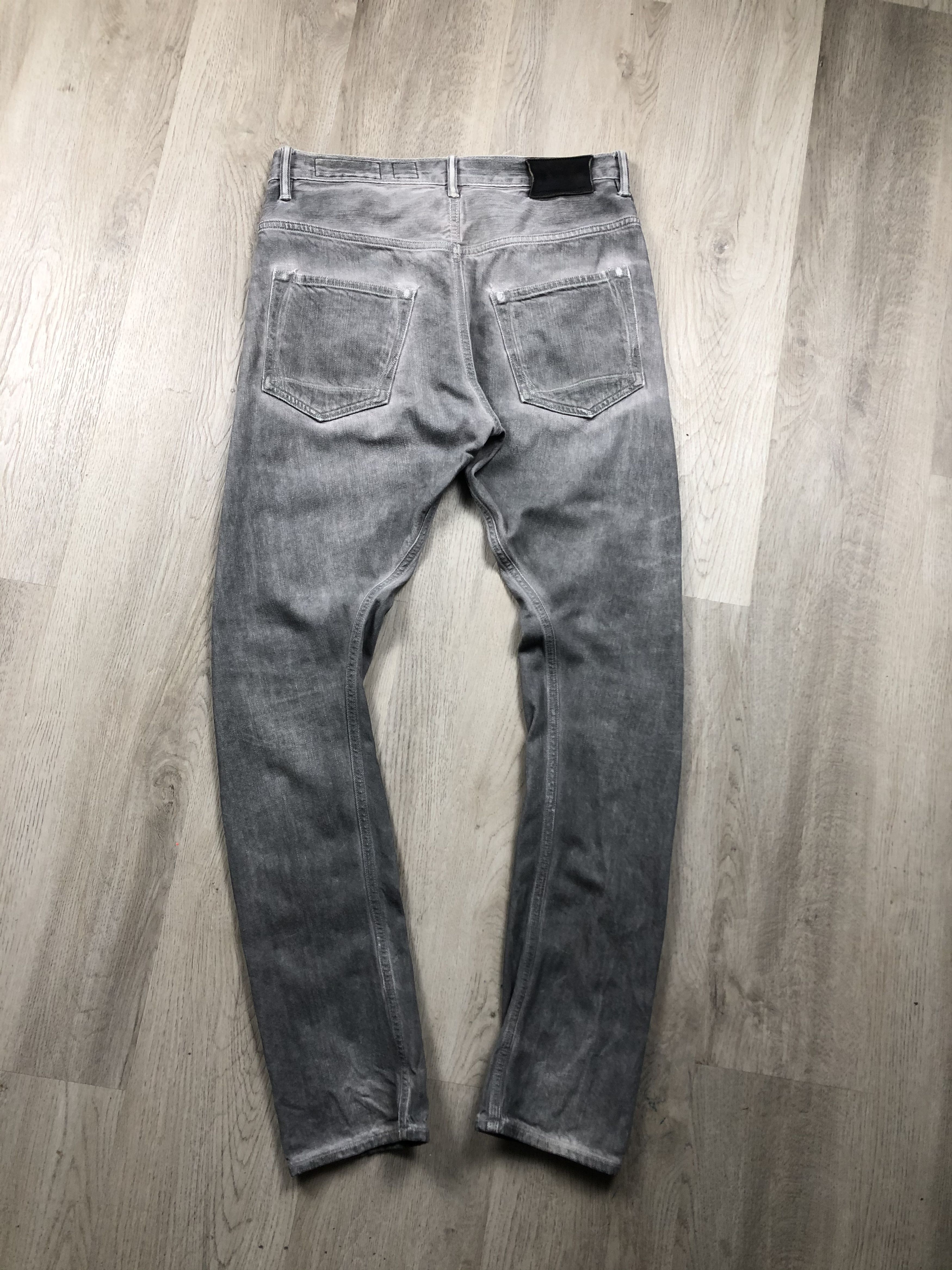 Allsaints Allsaints Tumble Skinny Runner Washed Denim Pants Size US 28 / EU 44 - 8 Thumbnail