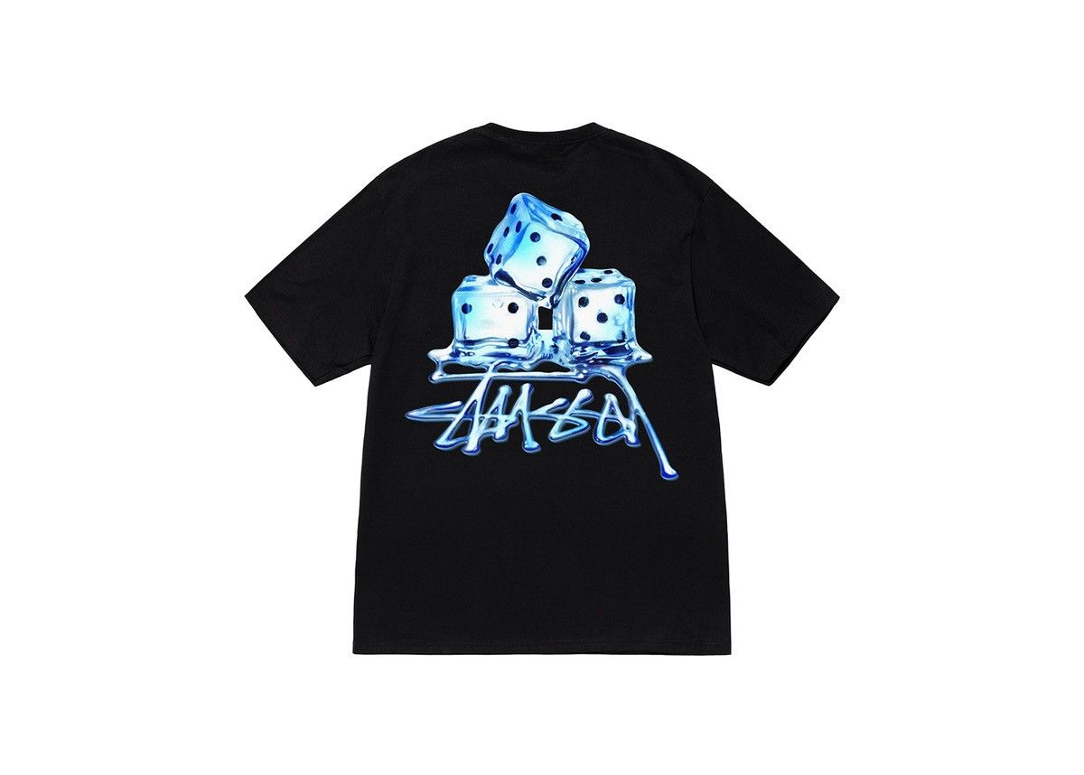 Stussy STUSSY ICE DICE MELT TEE BLACK // M Size US M / EU 48-50 / 2 - 6 Thumbnail
