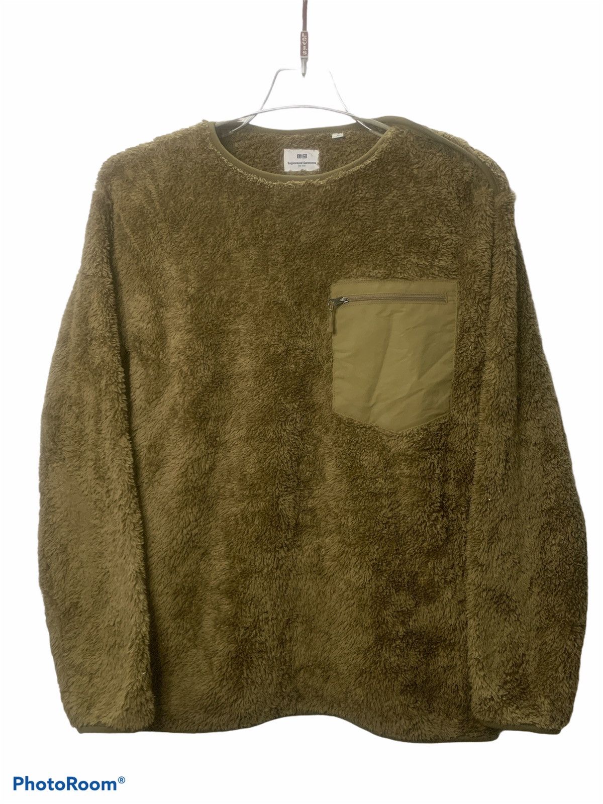 image of Engineered Garments x Uniqlo Engineered Garment X Uniqlo Fleece Pullover in Brown (Size Large)