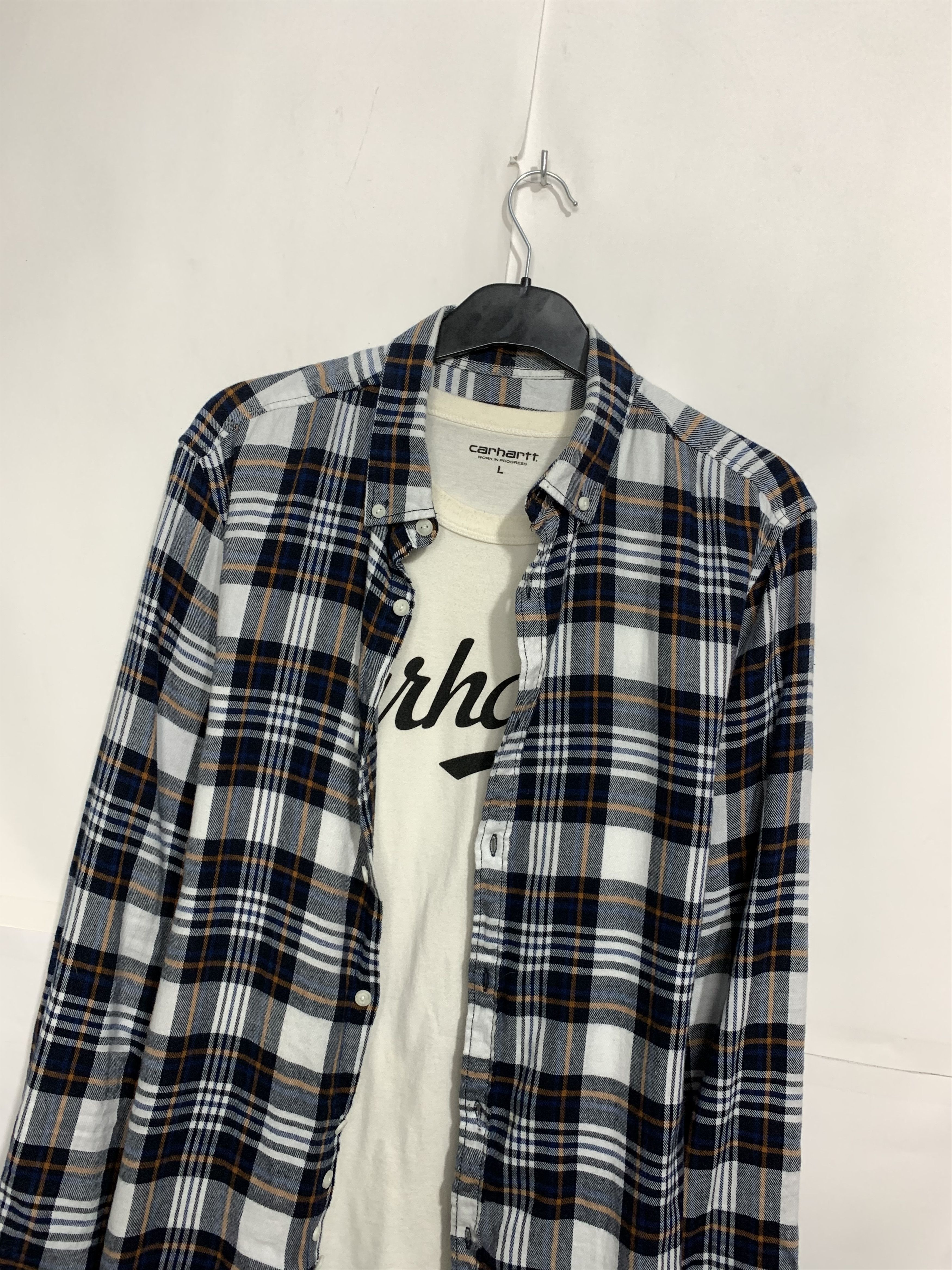 Flannel Vintage Flannel Plaid Shirt Travis style Size US M / EU 48-50 / 2 - 2 Thumbnail