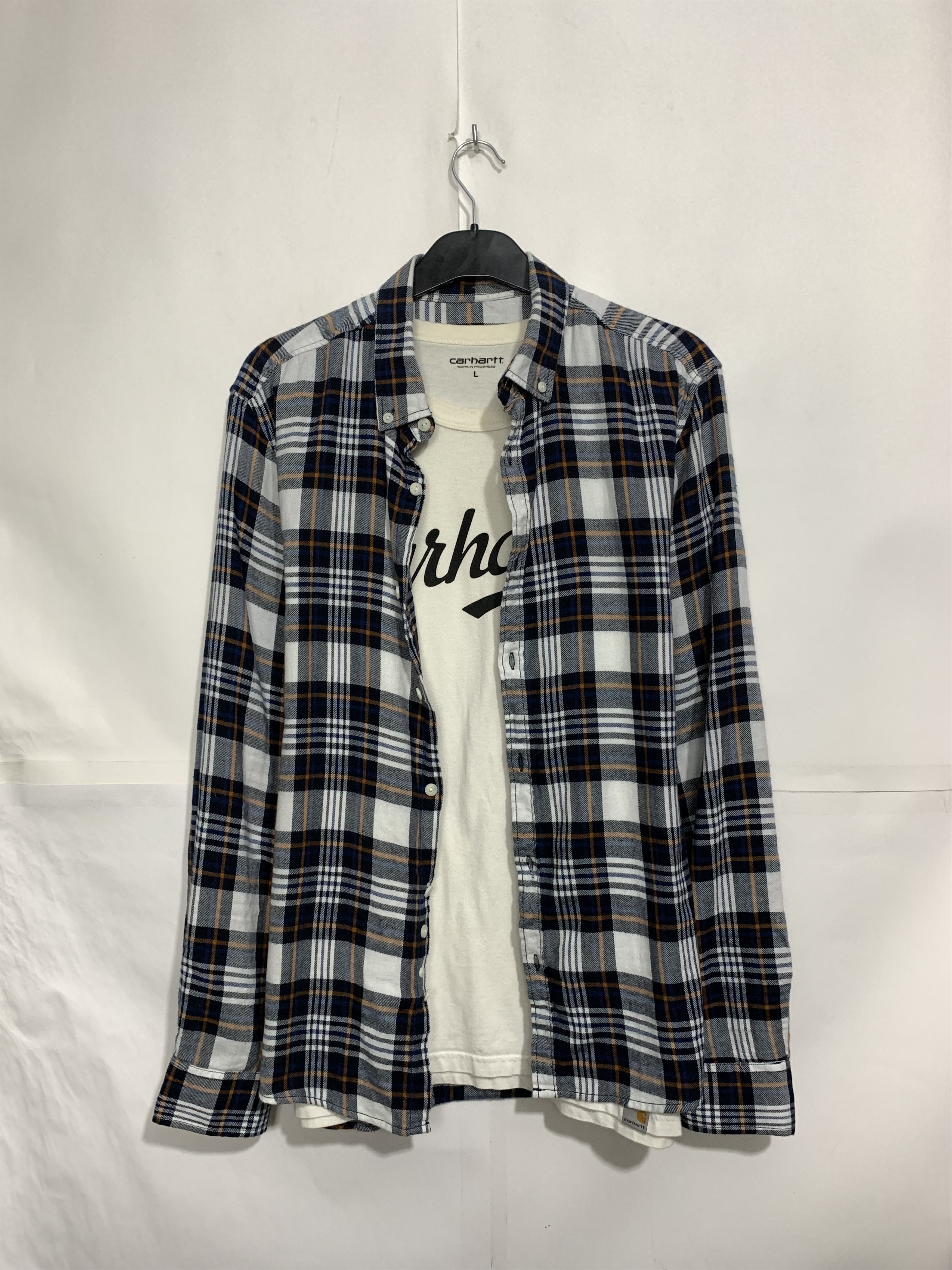 Flannel Vintage Flannel Plaid Shirt Travis style Size US M / EU 48-50 / 2 - 1 Thumbnail