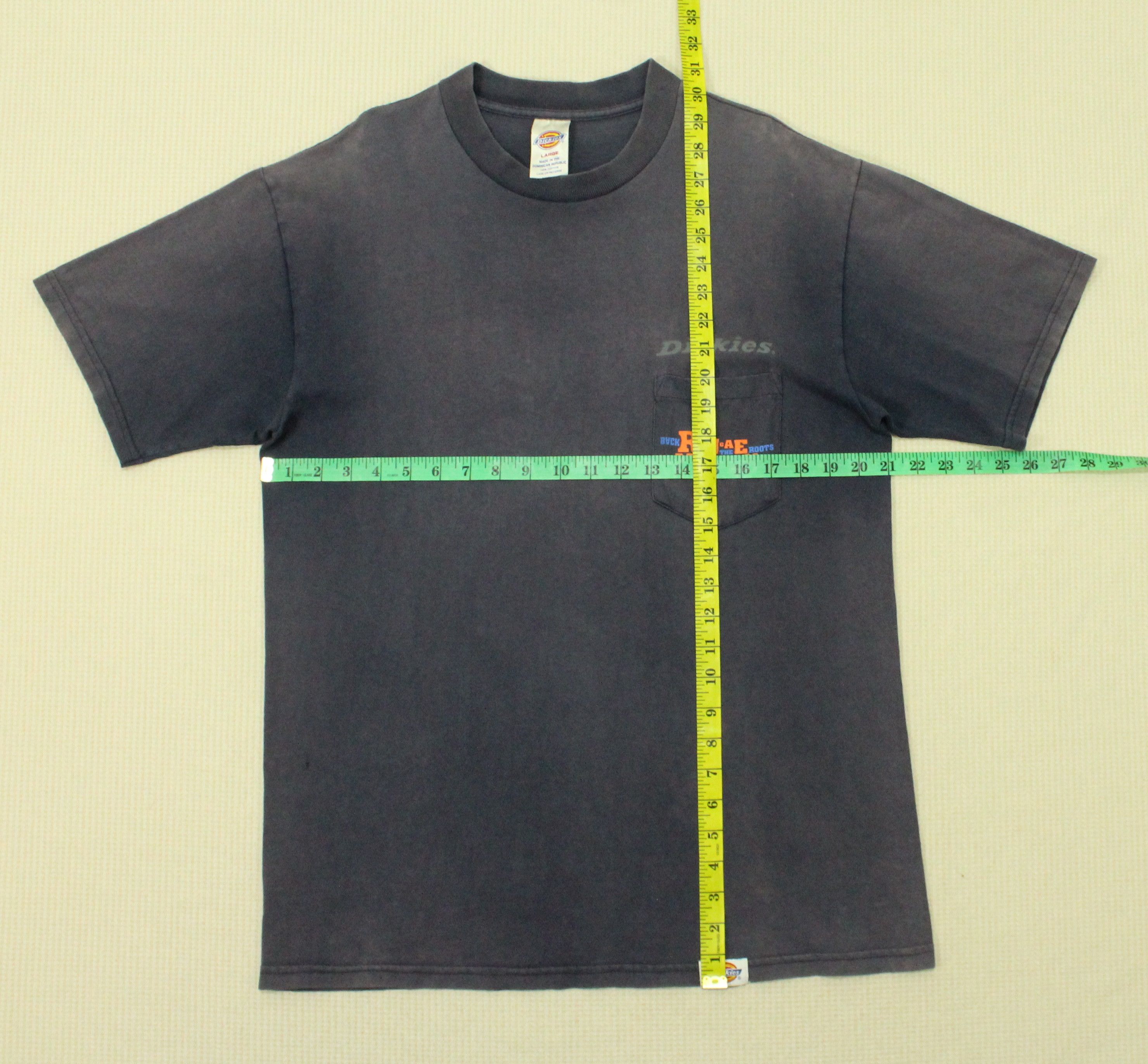 Vintage Faded Sunfaded Thrashed Distressed DICKIES T Shirt Black Kat Size US L / EU 52-54 / 3 - 13 Thumbnail