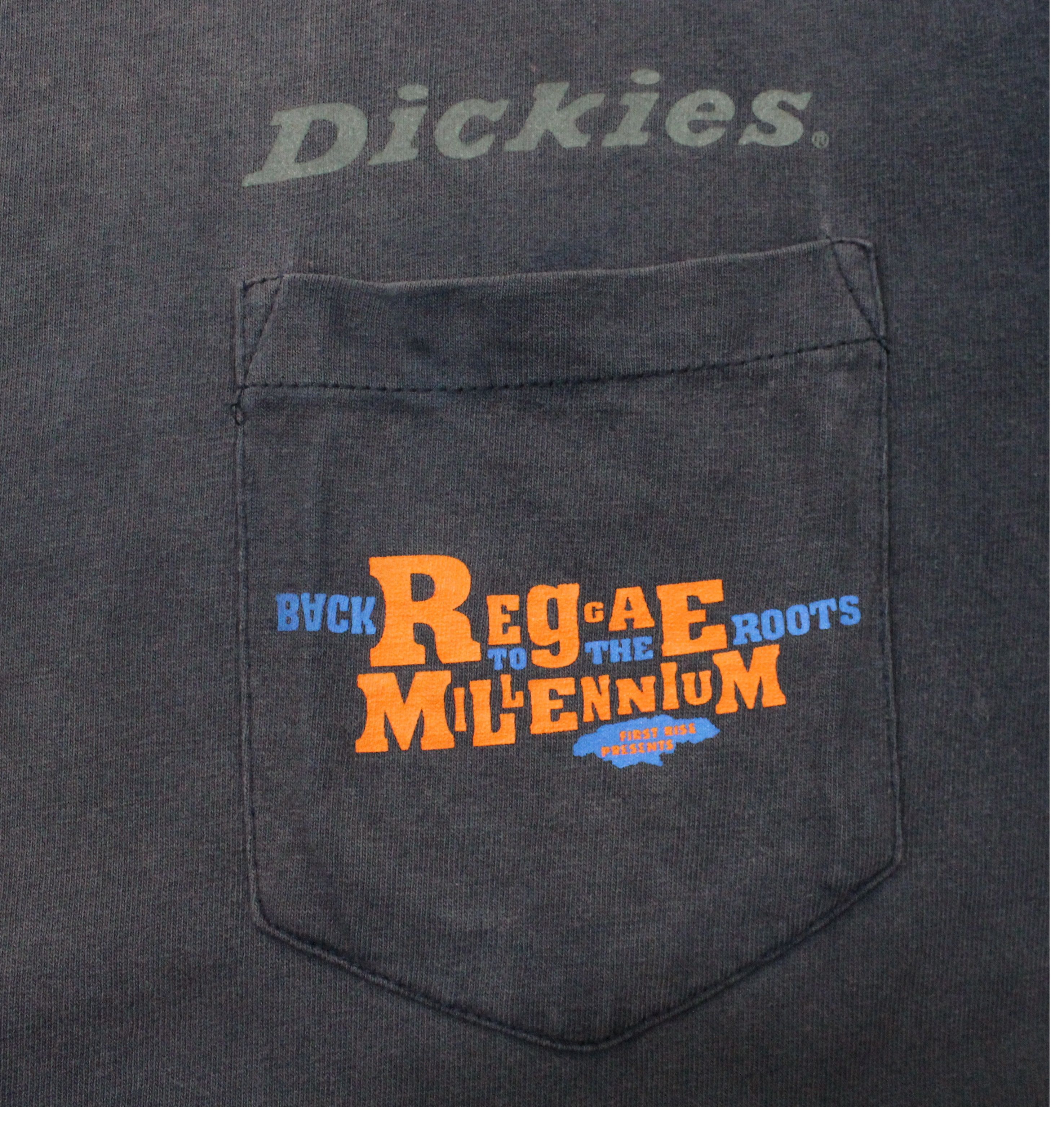 Vintage Faded Sunfaded Thrashed Distressed DICKIES T Shirt Black Kat Size US L / EU 52-54 / 3 - 8 Thumbnail