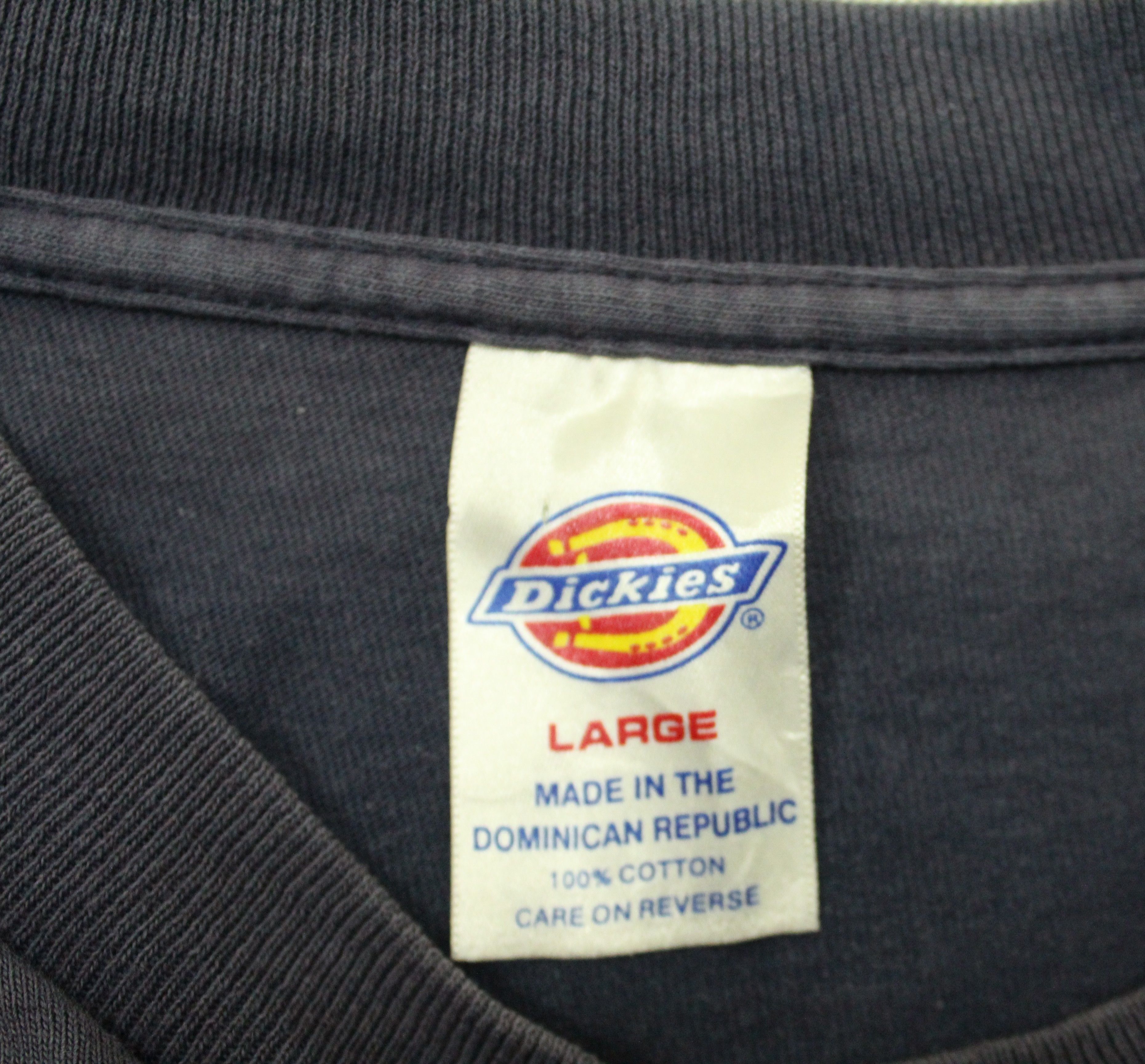 Vintage Faded Sunfaded Thrashed Distressed DICKIES T Shirt Black Kat Size US L / EU 52-54 / 3 - 12 Thumbnail