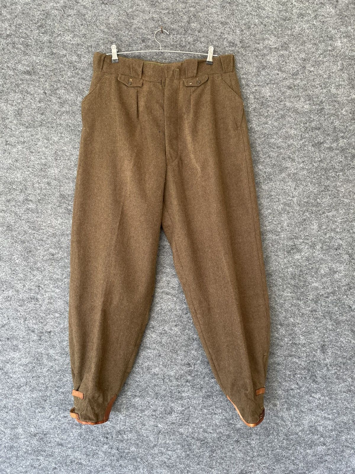 Vintage VINTAGE WOOL HORSEMEN PANTS Size US 30 / EU 46 - 1 Thumbnail