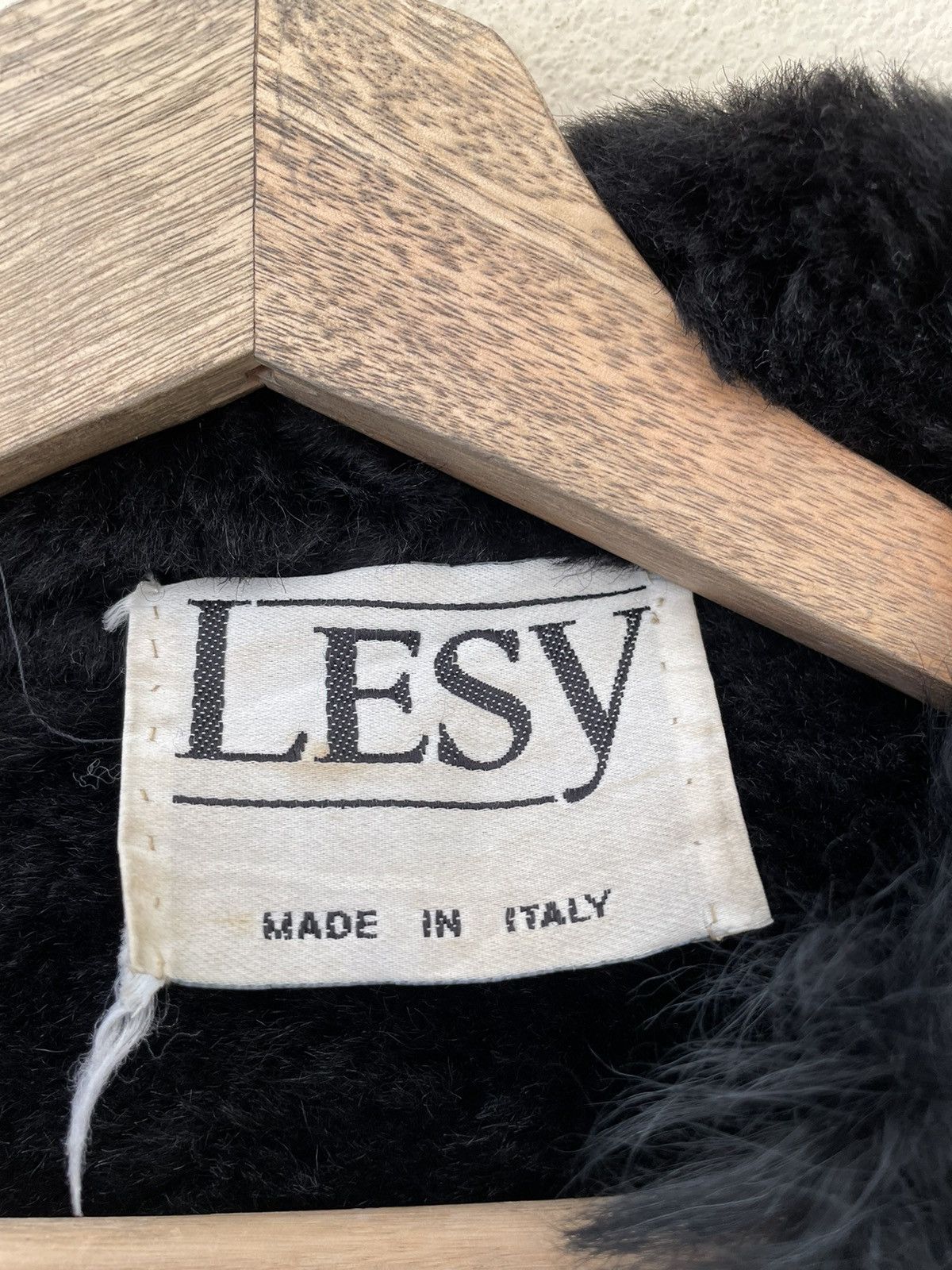 Vintage LESY MADE IN ITALY FUR LEATHER JACKET Size US L / EU 52-54 / 3 - 12 Thumbnail