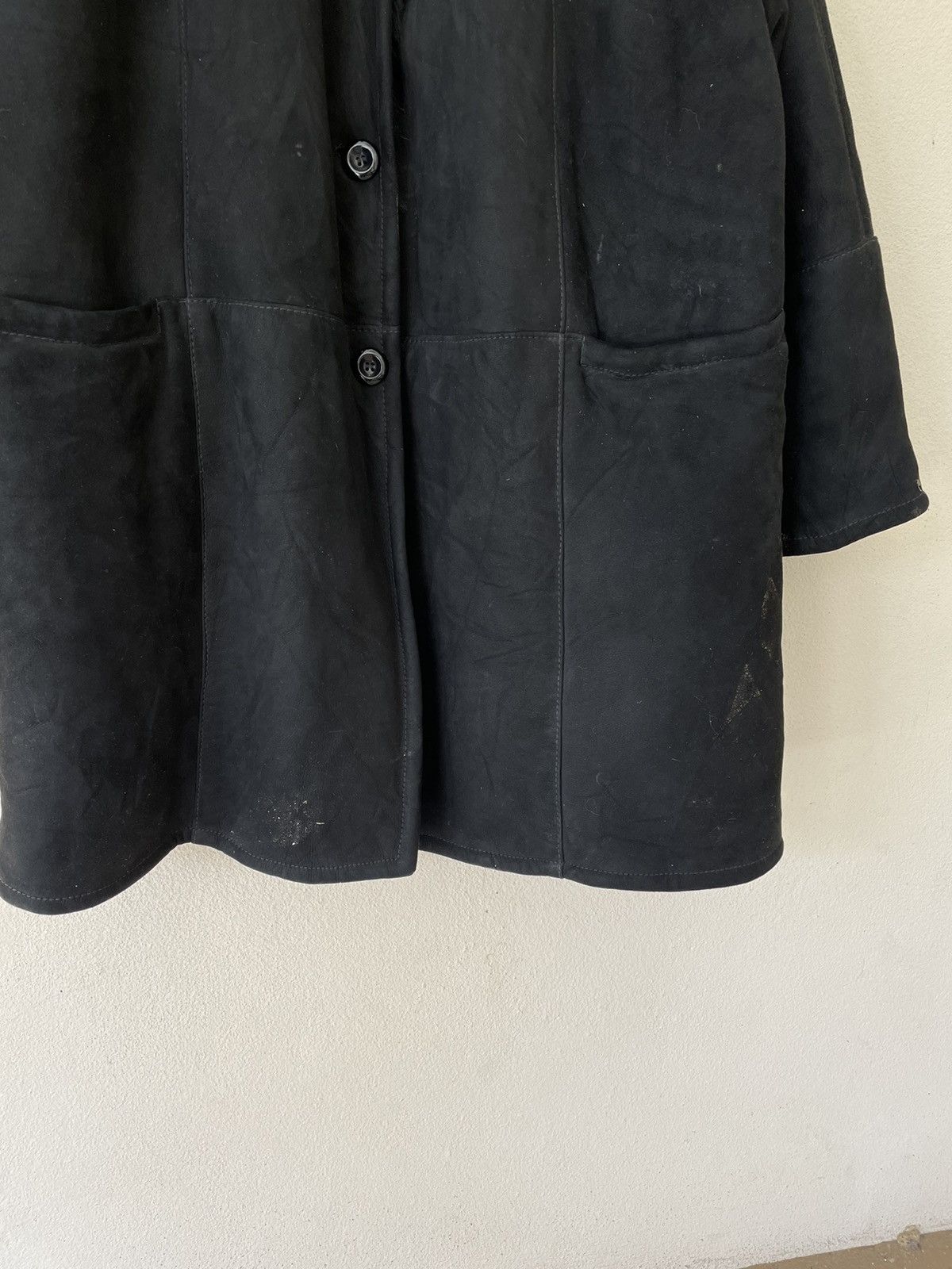 Vintage LESY MADE IN ITALY FUR LEATHER JACKET Size US L / EU 52-54 / 3 - 9 Thumbnail