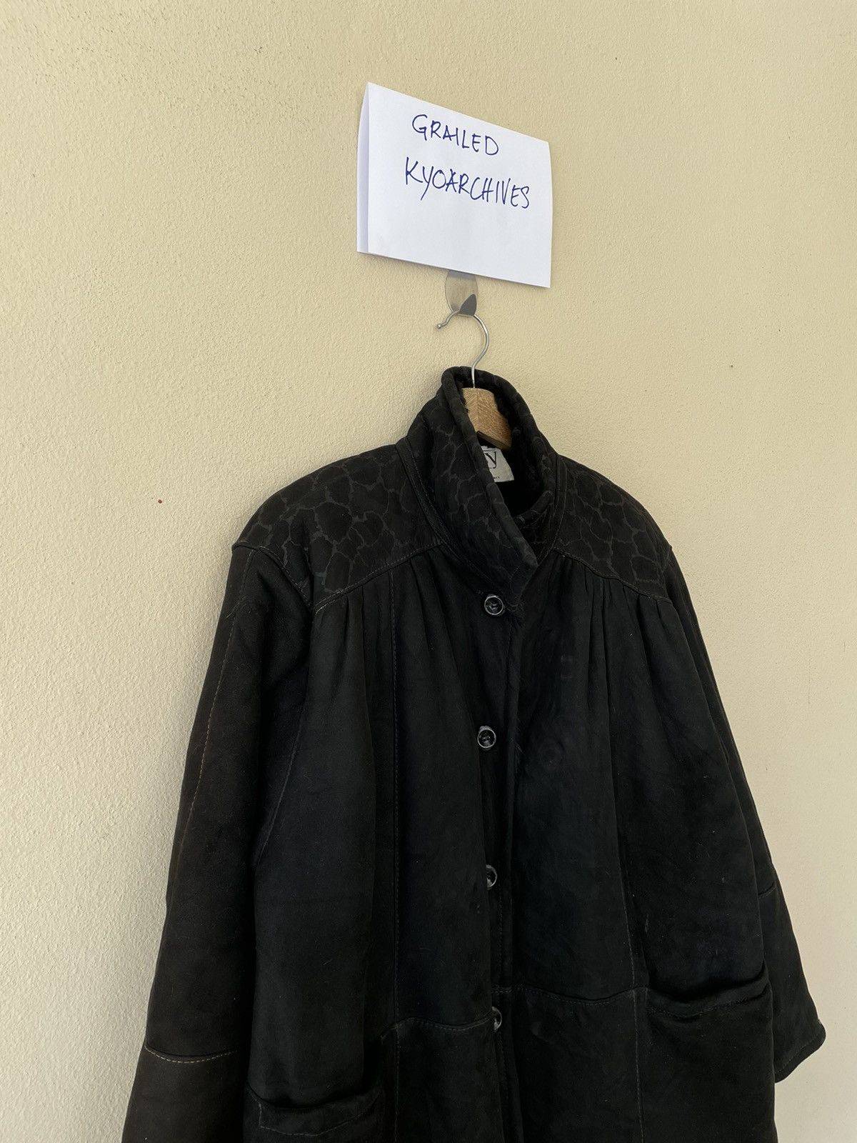 Vintage LESY MADE IN ITALY FUR LEATHER JACKET Size US L / EU 52-54 / 3 - 4 Thumbnail