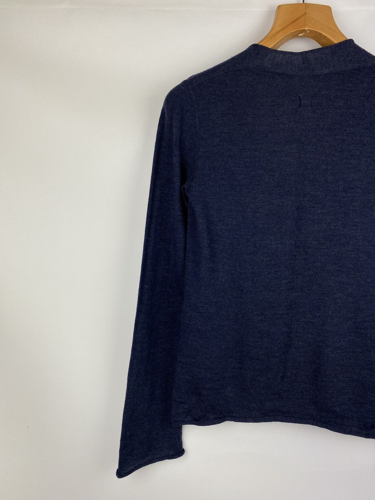 hannes roether Hannes Roether avant-garde wool v-neck sweater pullover Size M / US 6-8 / IT 42-44 - 12 Thumbnail