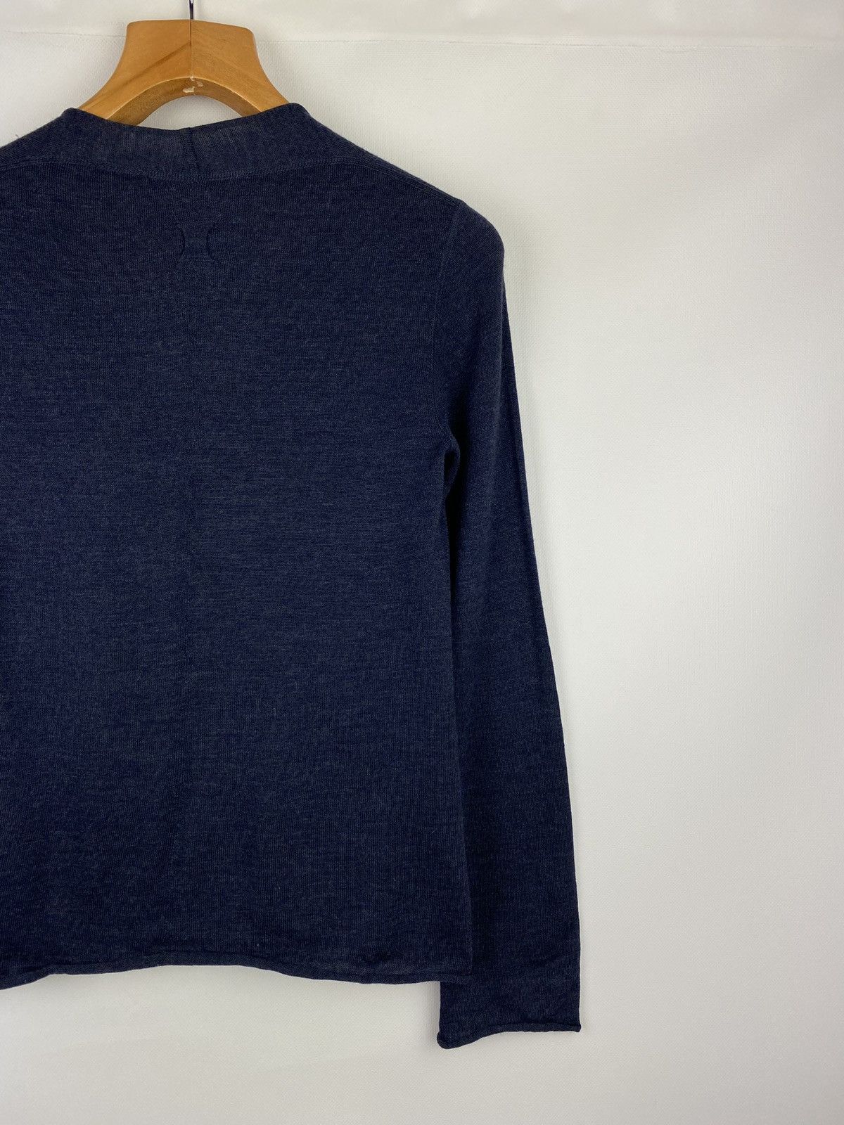 hannes roether Hannes Roether avant-garde wool v-neck sweater pullover Size M / US 6-8 / IT 42-44 - 11 Thumbnail