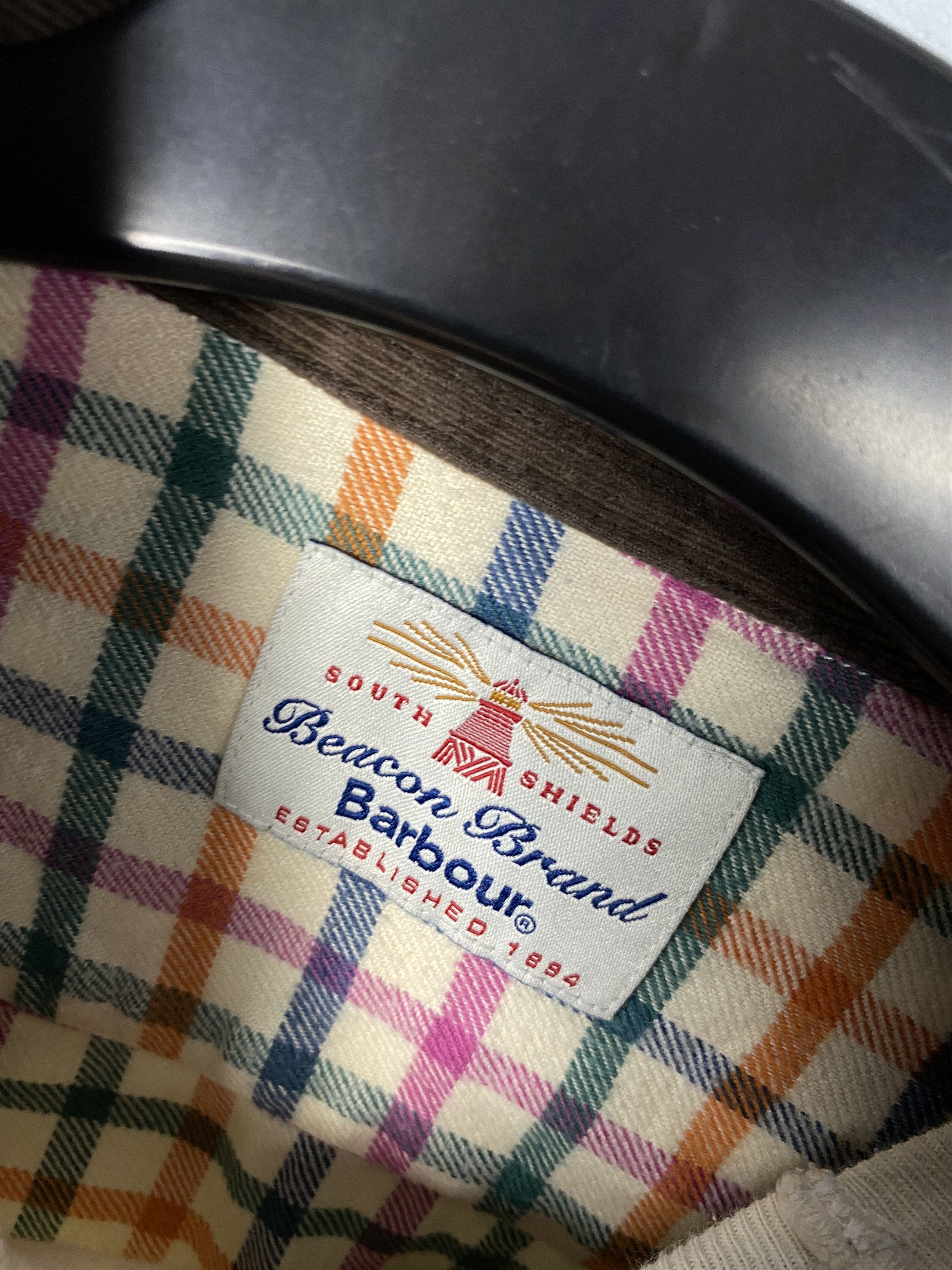 Barbour Barbour Vintage Mens Flannel Plaid Shirt Y2K Size US S / EU 44-46 / 1 - 3 Thumbnail