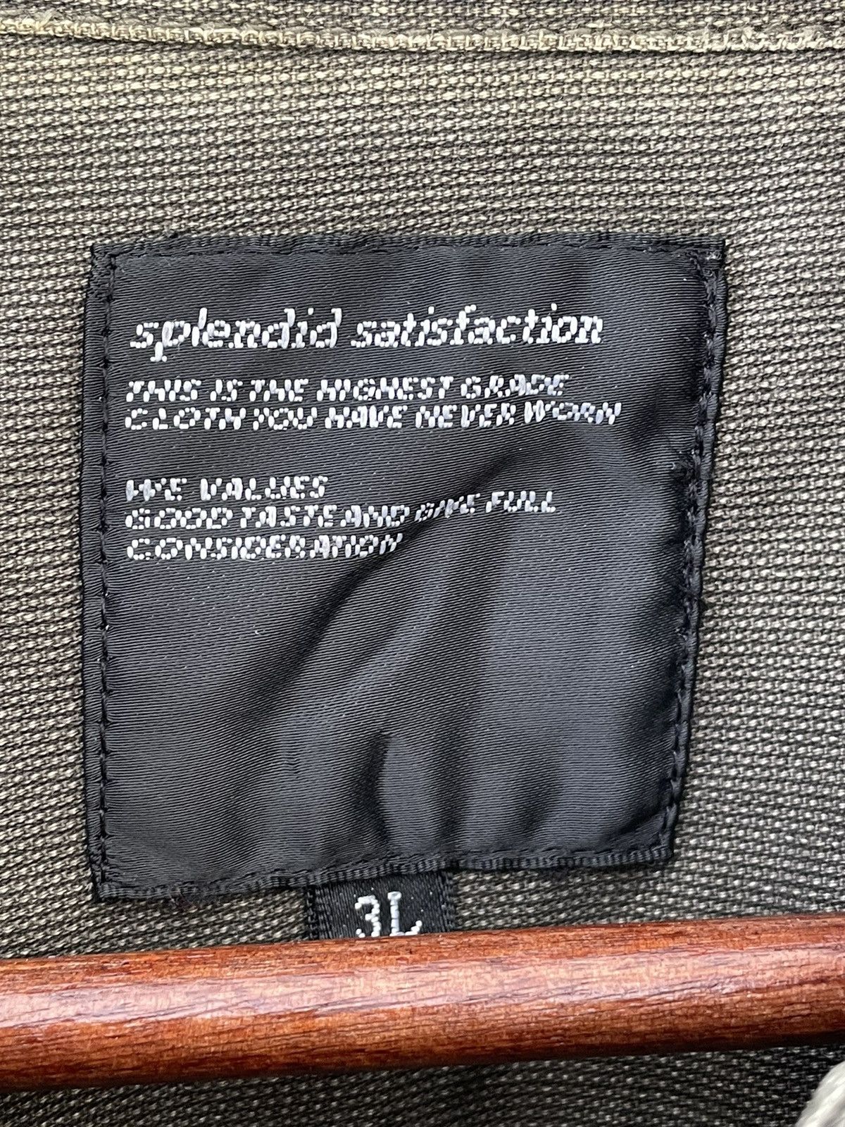 Japanese Brand SPLENDID SATISFACTION TACTICAL JACKET Size US XXL / EU 58 / 5 - 10 Thumbnail
