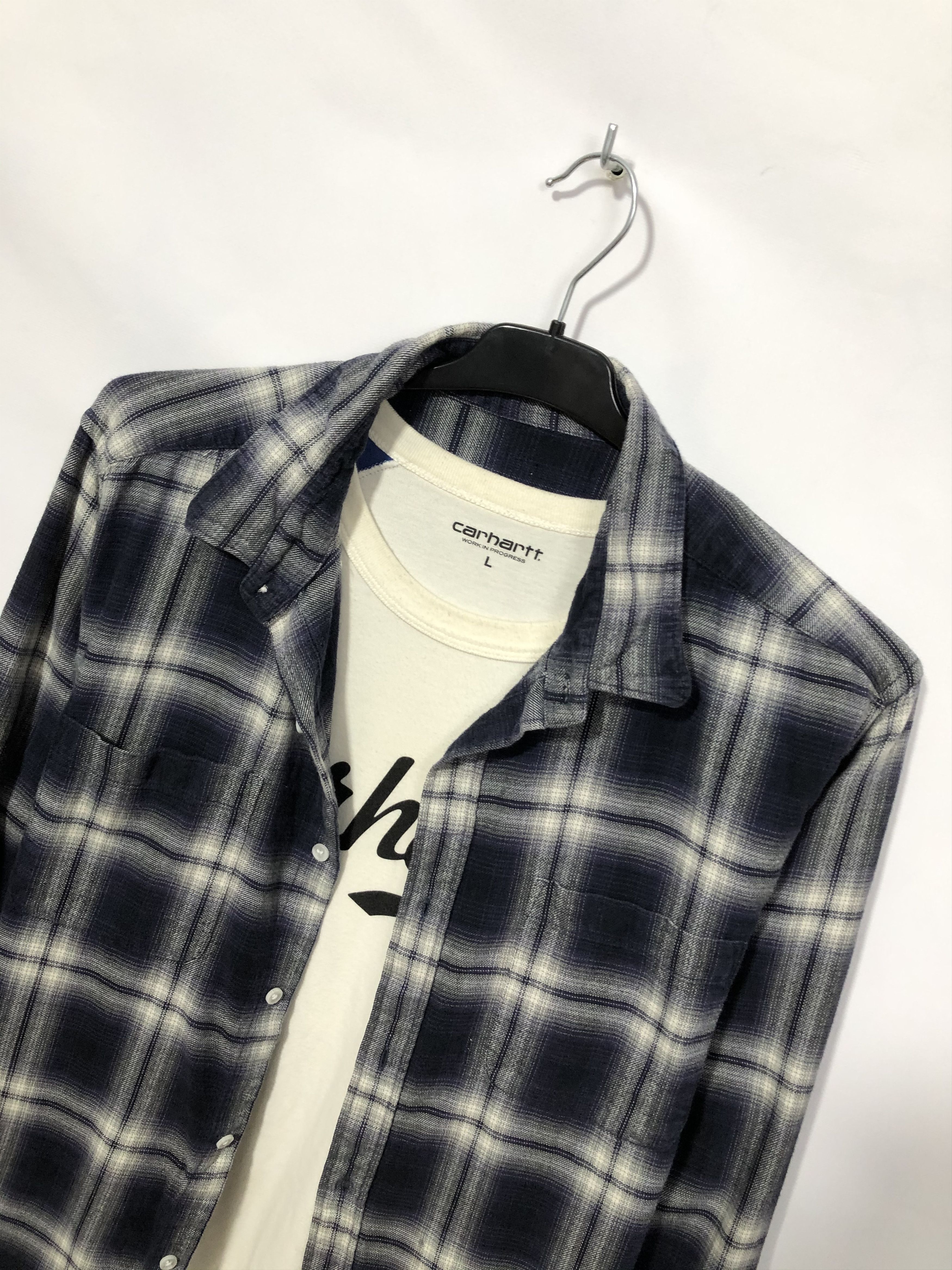 Flannel × Vintage Vintage Flannel Shirt Travis style Size US L / EU 52-54 / 3 - 2 Thumbnail
