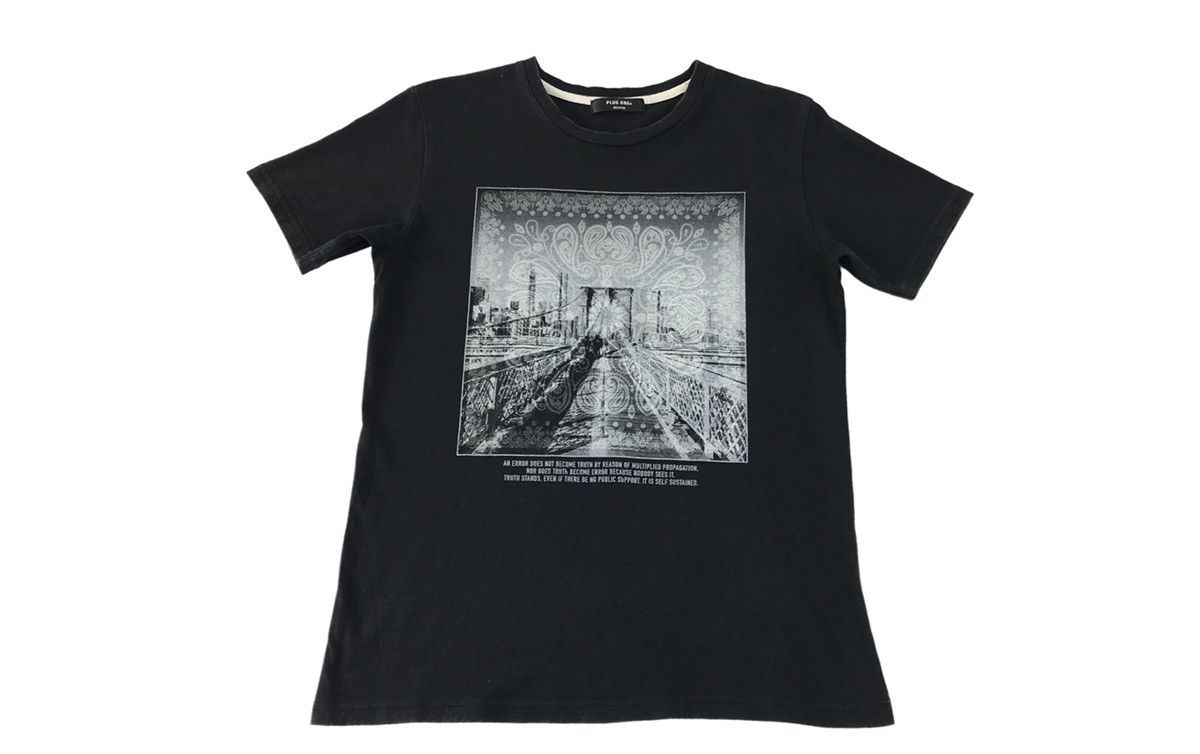 Japanese Brand Vintage Plus One Paisley Art Tee Design Size US S / EU 44-46 / 1 - 1 Thumbnail