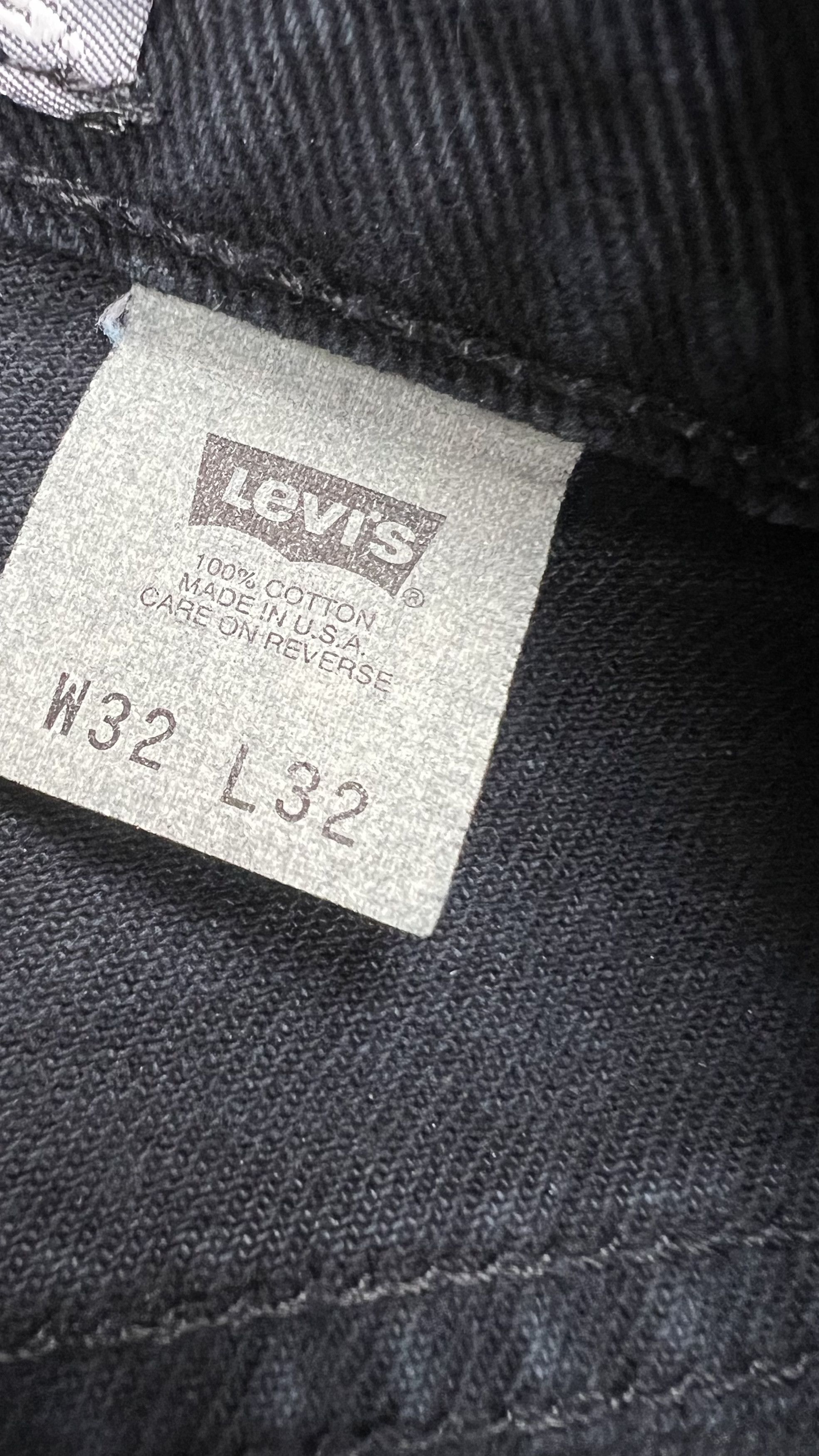 Levi's Black Baggy Levis Silver Tab Size US 33 - 8 Thumbnail
