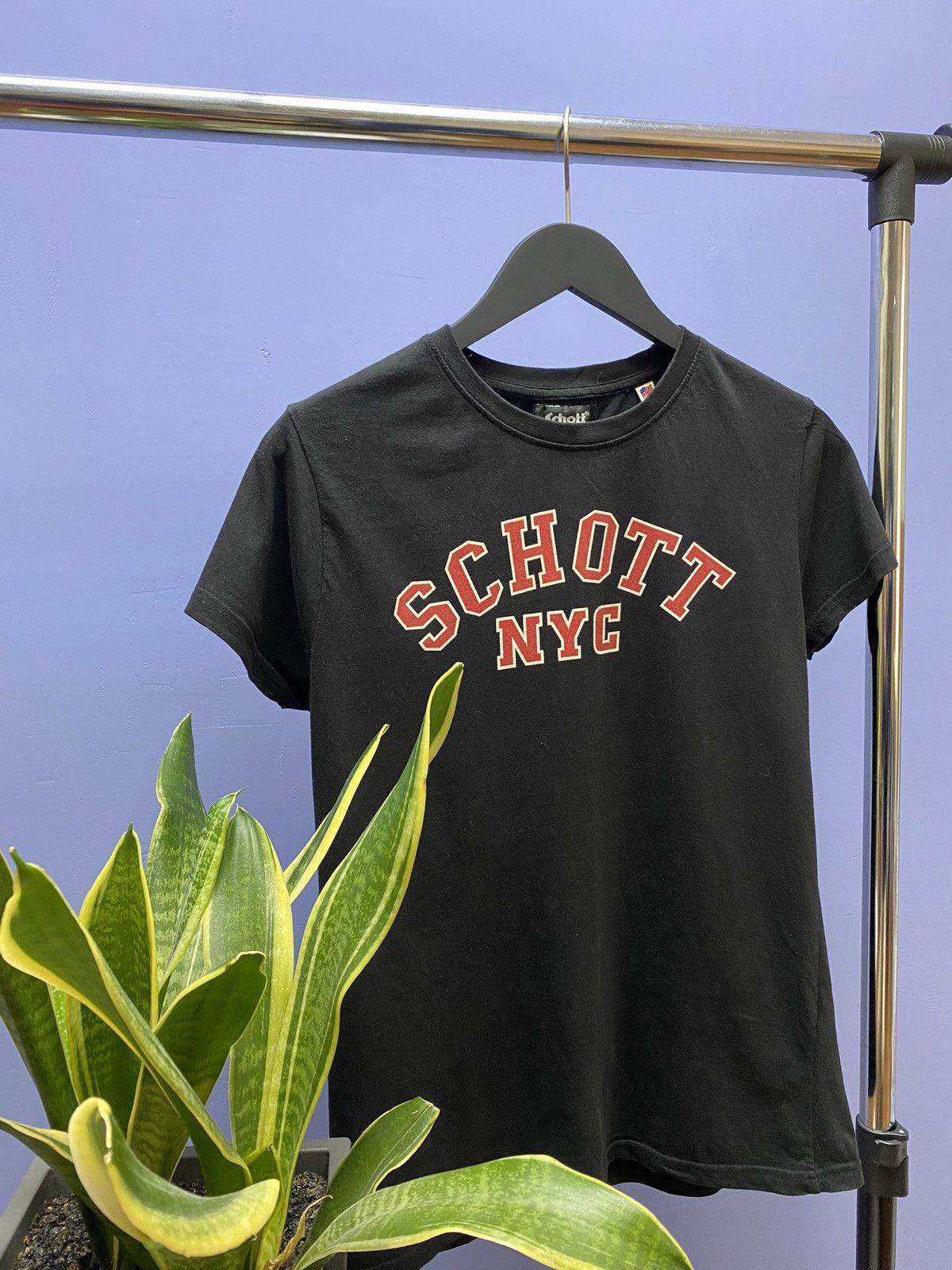 Schott Schott NYC Big Logo T Shirt Men’s S Black Logo Size US S / EU 44-46 / 1 - 2 Thumbnail
