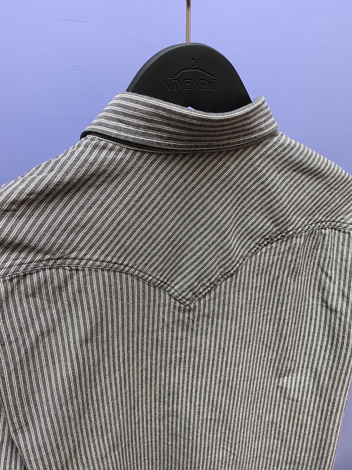 Other Levi’s Double Pockets Striped Denim Shirt Travis Scott Shirt Size US L / EU 52-54 / 3 - 24 Thumbnail