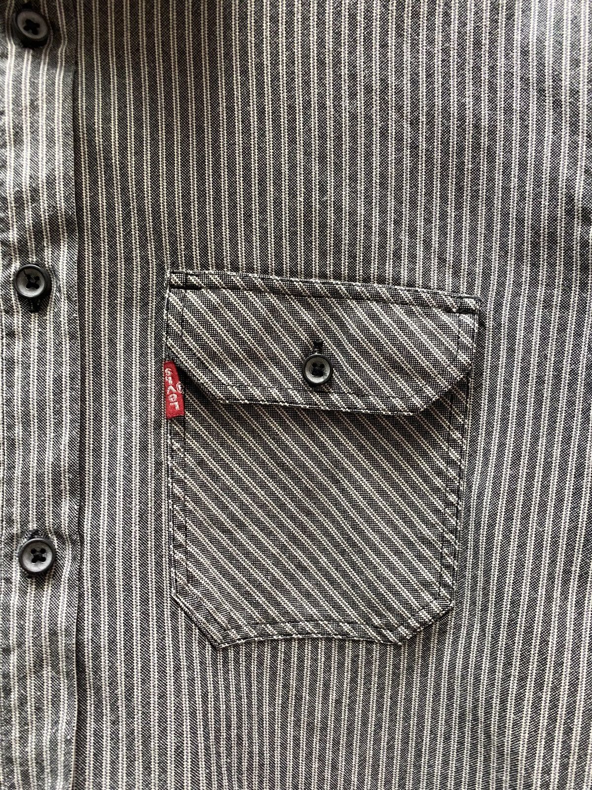 Other Levi’s Double Pockets Striped Denim Shirt Travis Scott Shirt Size US L / EU 52-54 / 3 - 9 Thumbnail