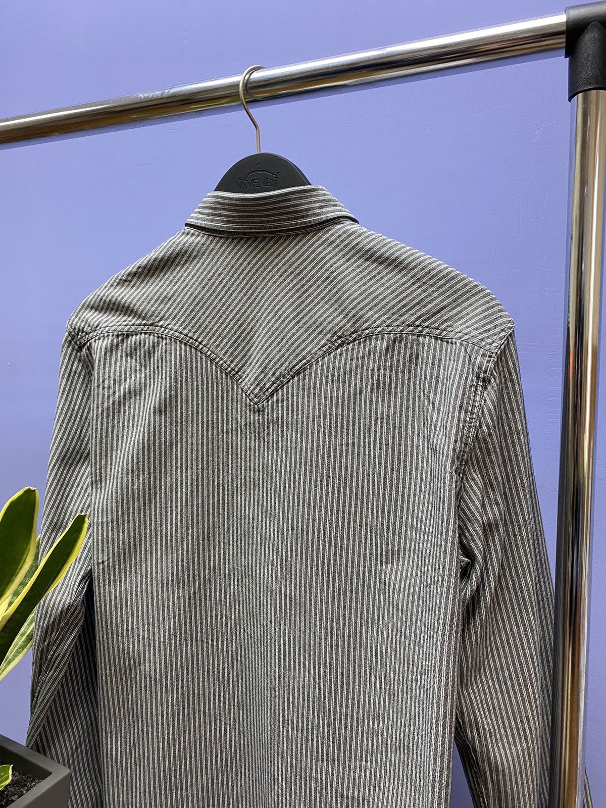 Other Levi’s Double Pockets Striped Denim Shirt Travis Scott Shirt Size US L / EU 52-54 / 3 - 21 Thumbnail