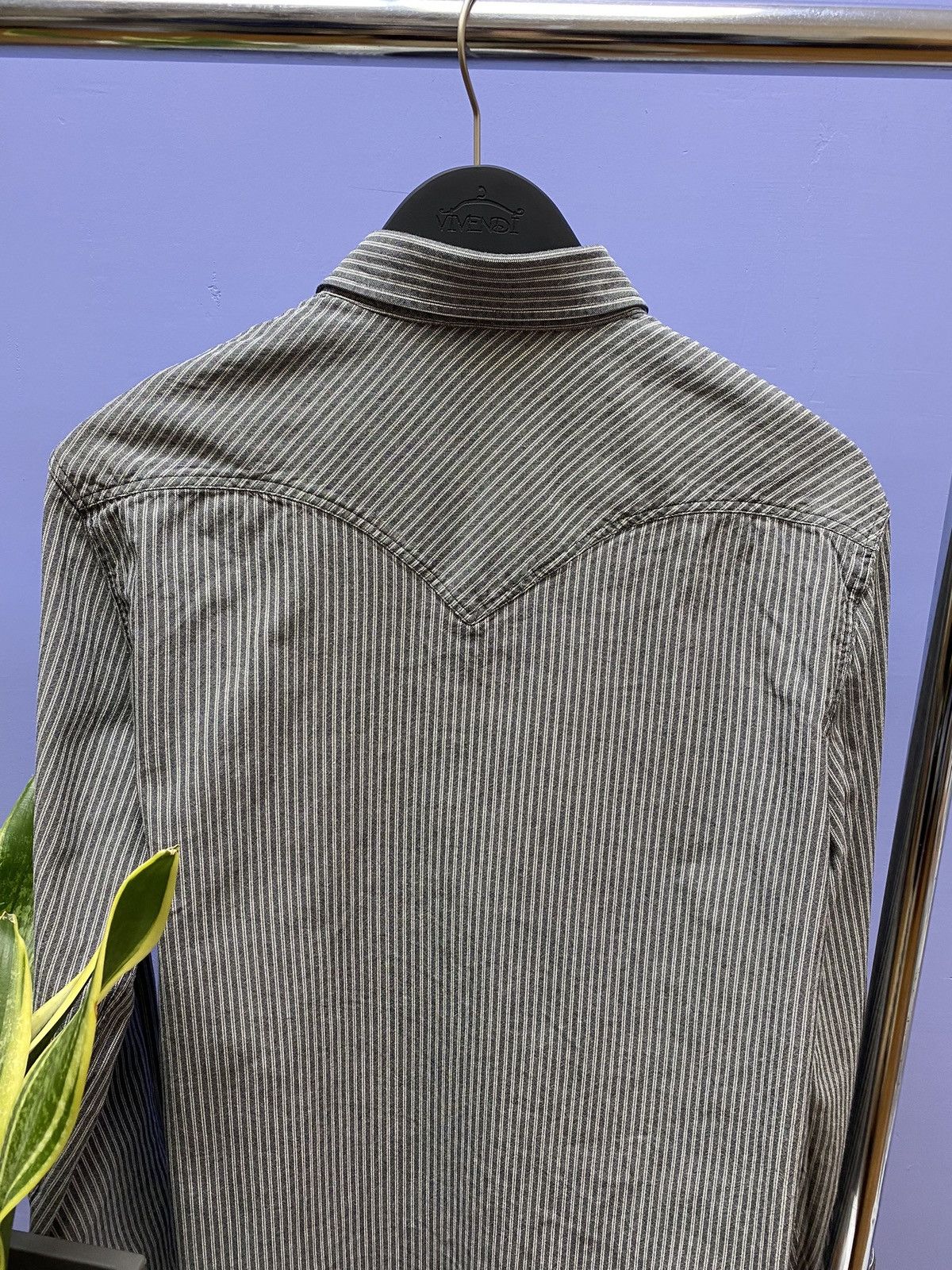 Other Levi’s Double Pockets Striped Denim Shirt Travis Scott Shirt Size US L / EU 52-54 / 3 - 22 Thumbnail