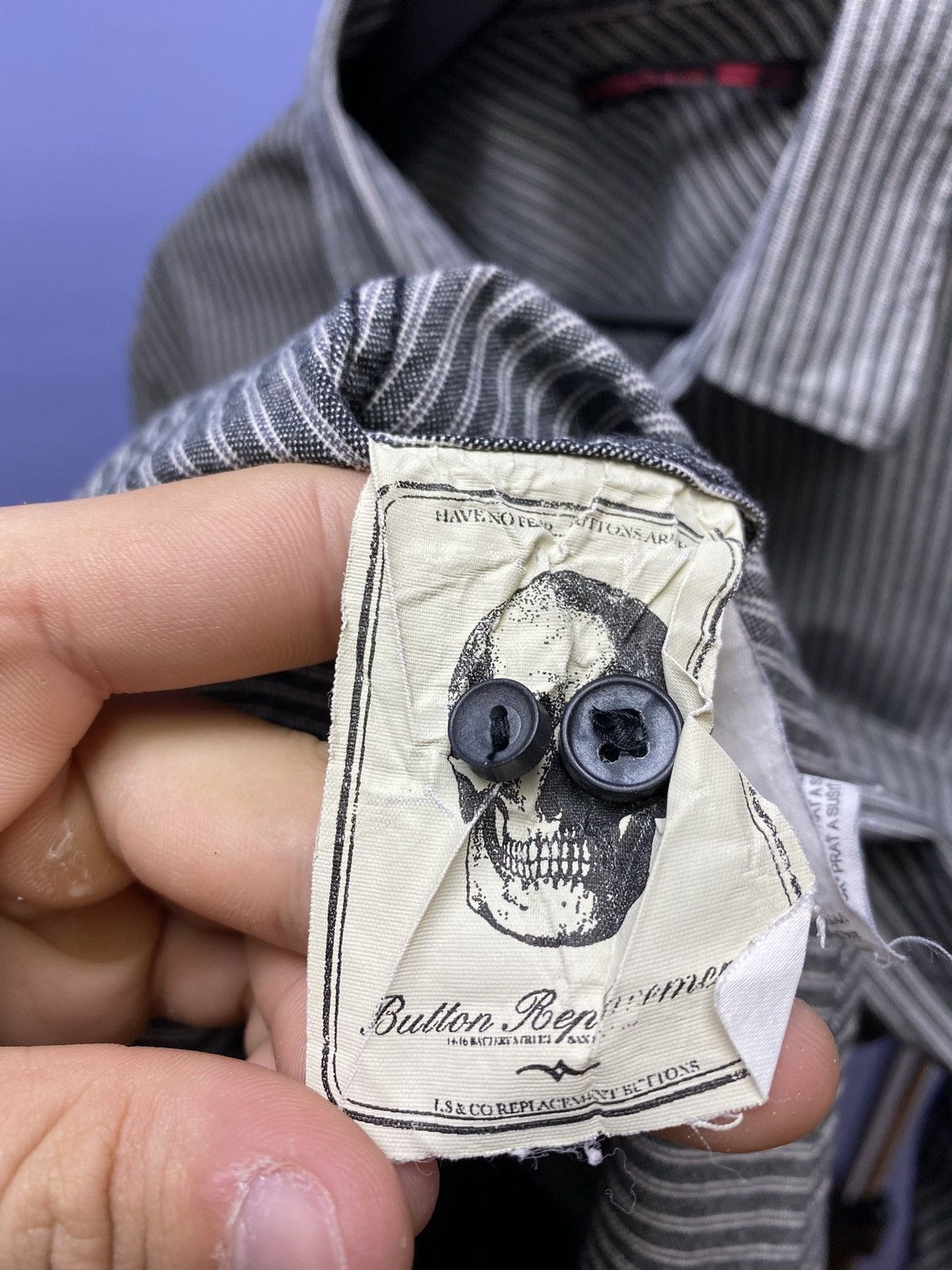 Other Levi’s Double Pockets Striped Denim Shirt Travis Scott Shirt Size US L / EU 52-54 / 3 - 19 Thumbnail