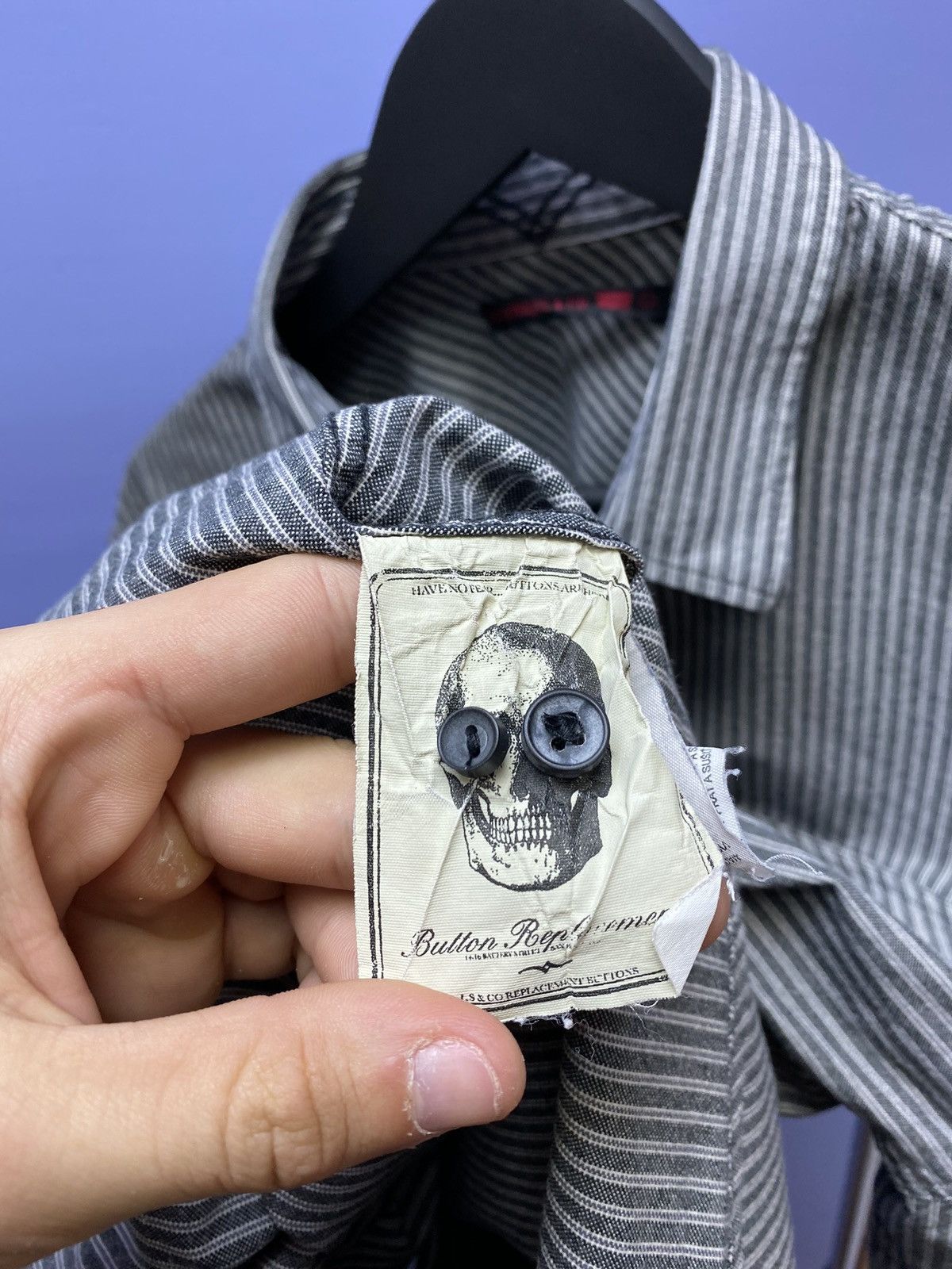 Other Levi’s Double Pockets Striped Denim Shirt Travis Scott Shirt Size US L / EU 52-54 / 3 - 18 Thumbnail