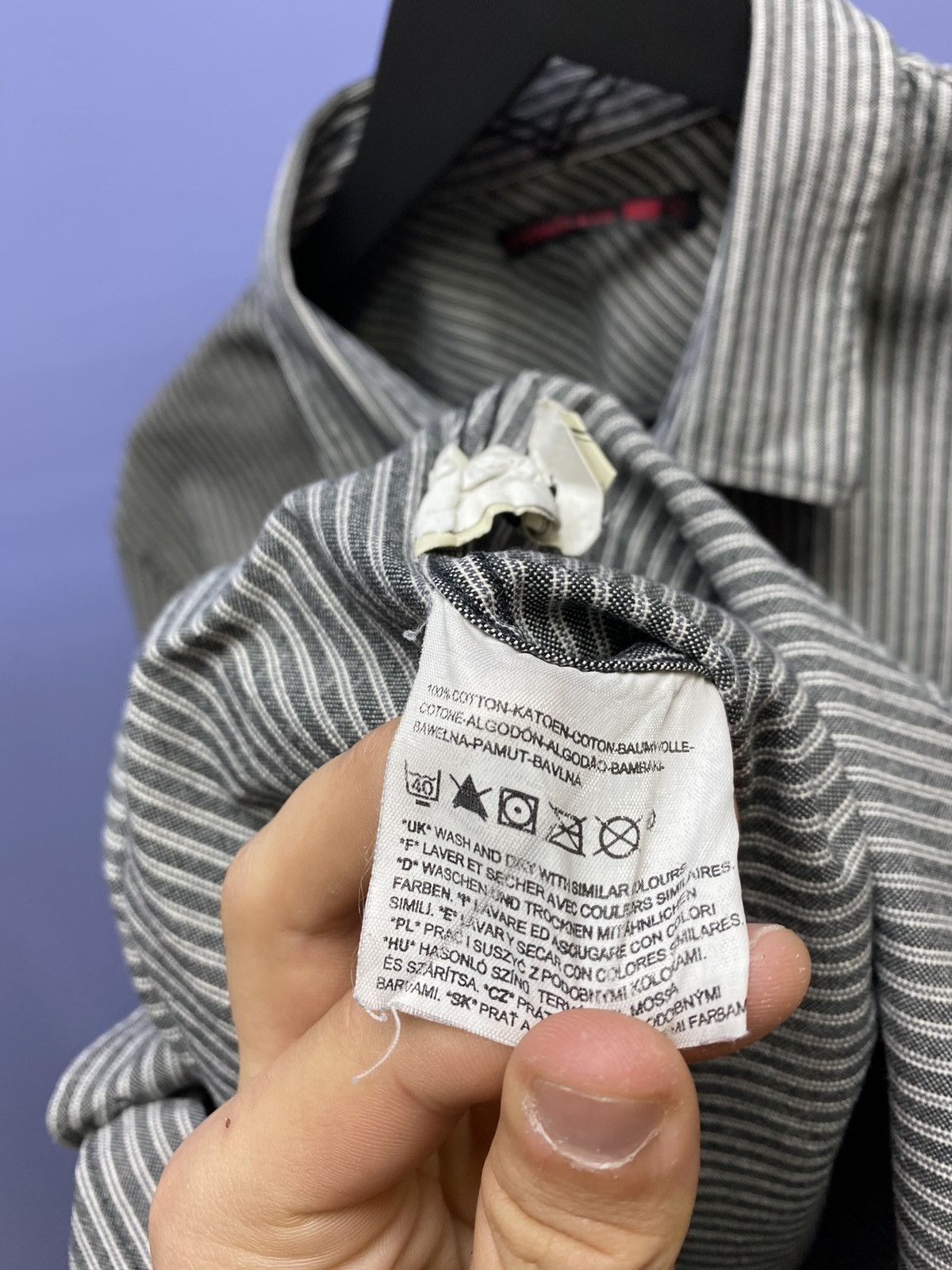 Other Levi’s Double Pockets Striped Denim Shirt Travis Scott Shirt Size US L / EU 52-54 / 3 - 17 Thumbnail