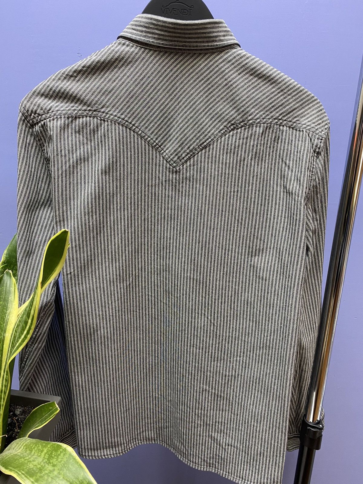 Other Levi’s Double Pockets Striped Denim Shirt Travis Scott Shirt Size US L / EU 52-54 / 3 - 23 Thumbnail