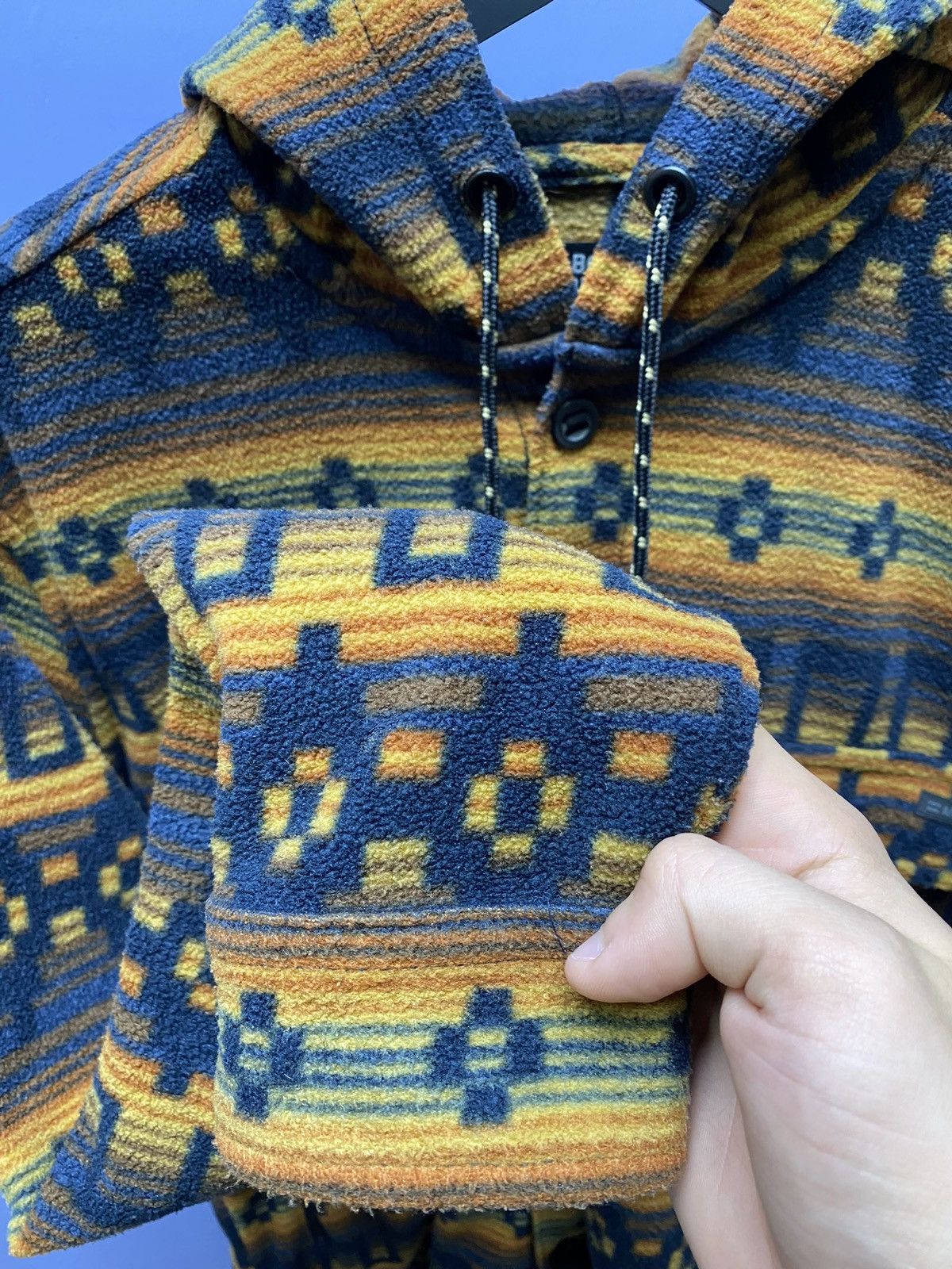 Billabong Billabong Multicolour Fleece Hooded Overashirt Size US M / EU 48-50 / 2 - 16 Thumbnail