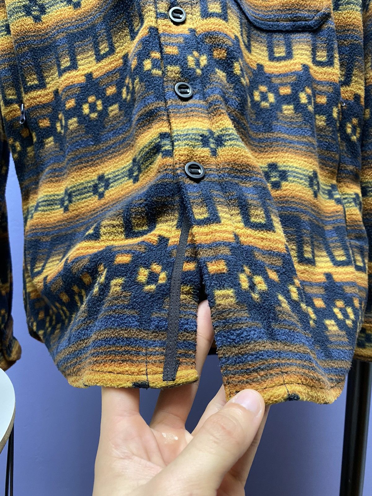 Billabong Billabong Multicolour Fleece Hooded Overashirt Size US M / EU 48-50 / 2 - 8 Thumbnail