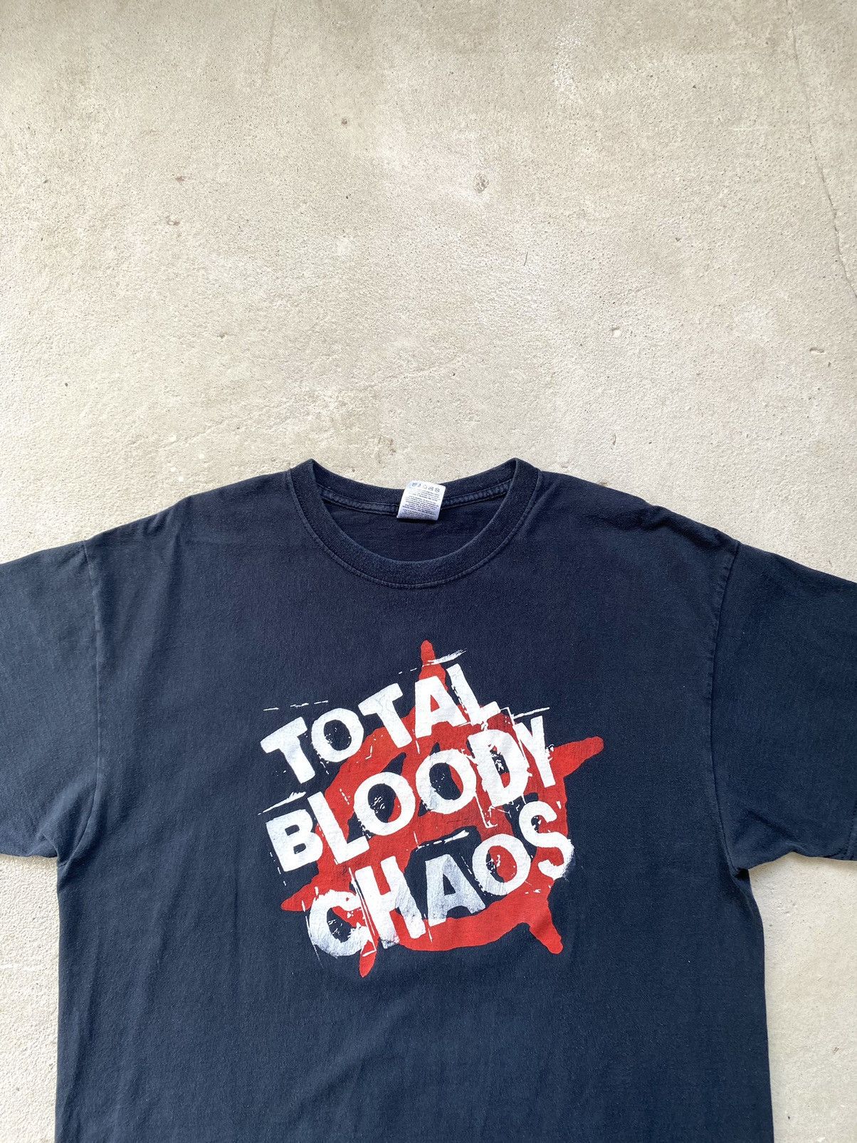 Band Tees Rare! Vintage Total Chaos T Shirt Bloody Punk Band Tee Size US XL / EU 56 / 4 - 2 Thumbnail