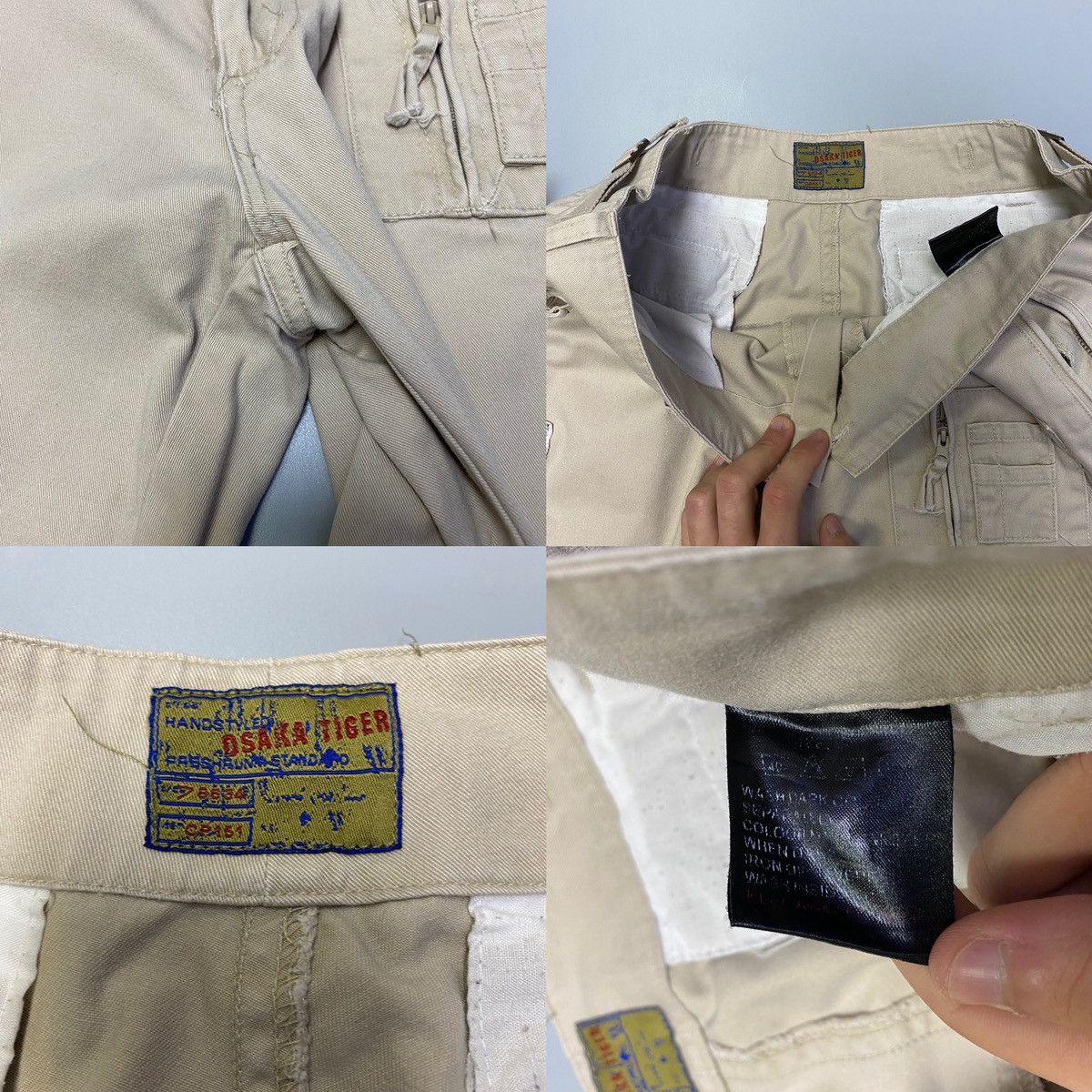 Japanese Brand × Vintage Osaca Tiger Japanese Brand Cargo Pants Size US 32 / EU 48 - 25 Thumbnail