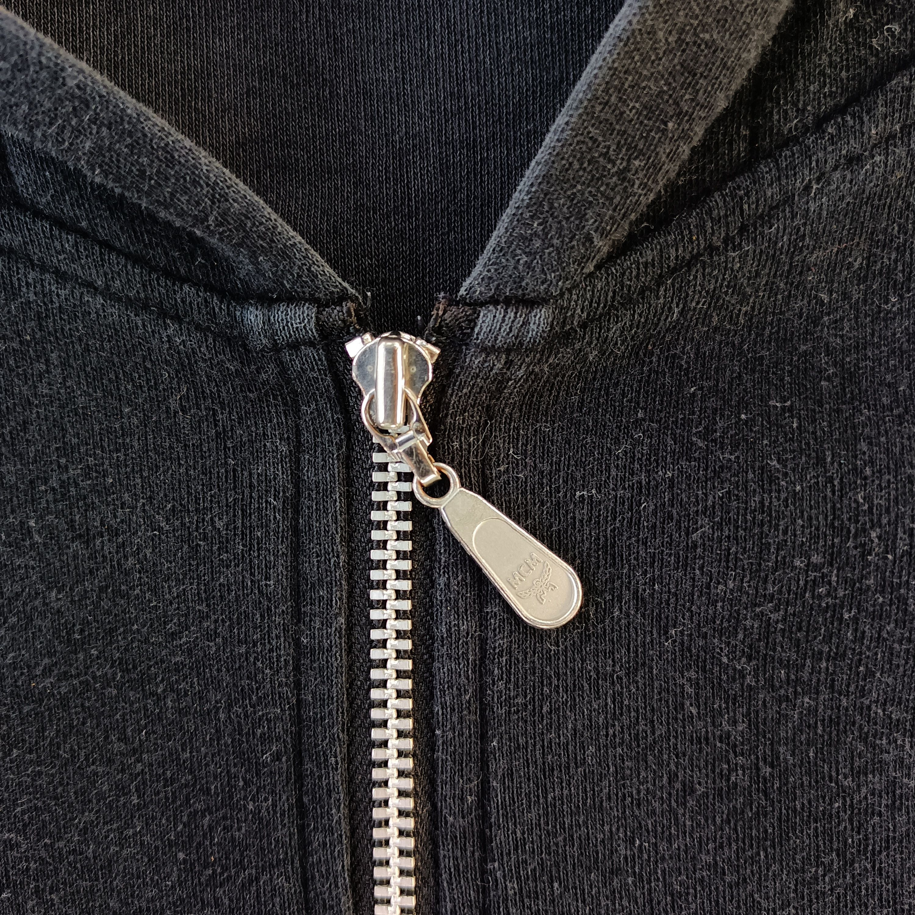 MCM MCM Legere Black Hoodie Zip Up Mini Logo Size S / US 4 / IT 40 - 4 Thumbnail