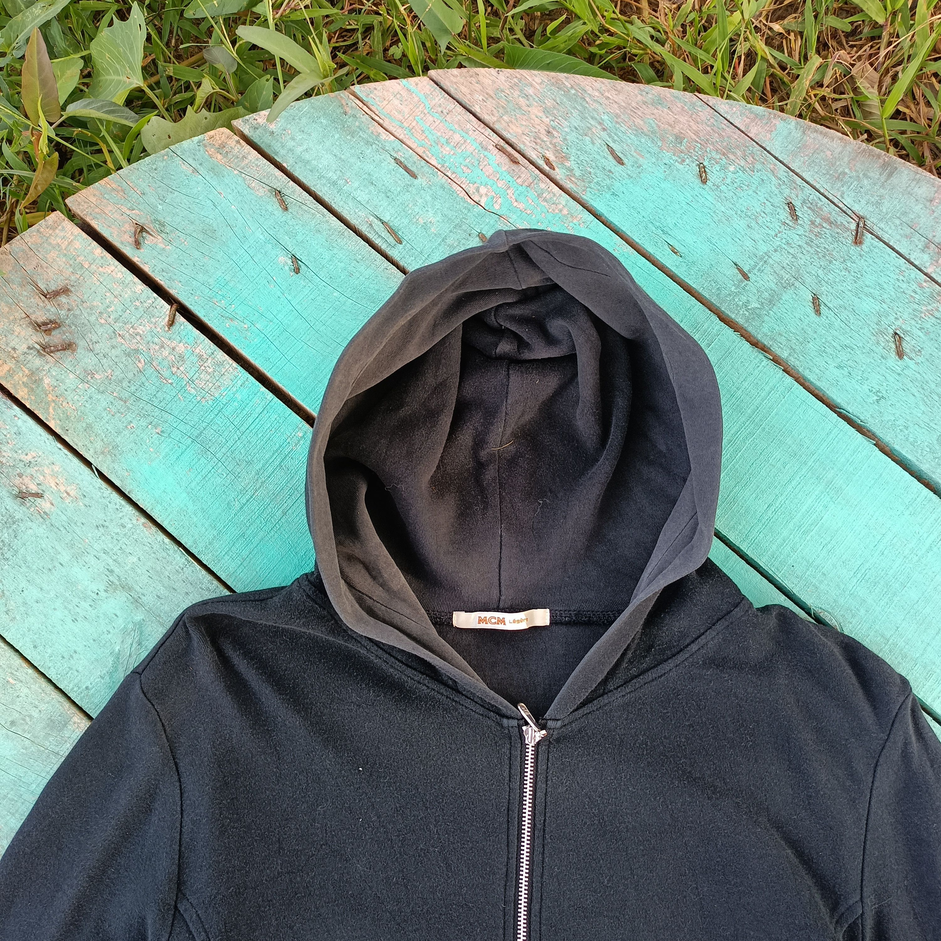 MCM MCM Legere Black Hoodie Zip Up Mini Logo Size S / US 4 / IT 40 - 3 Thumbnail