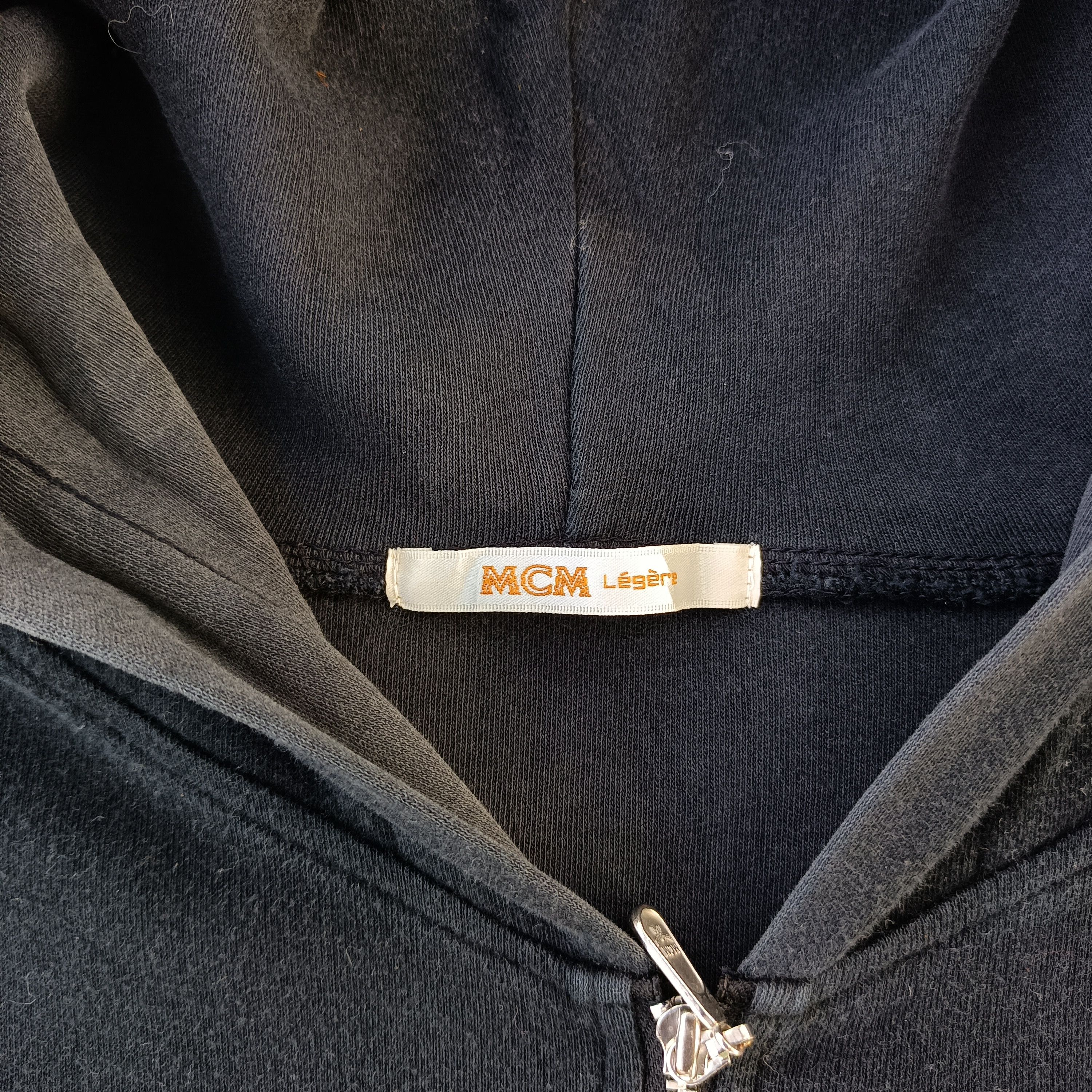 MCM MCM Legere Black Hoodie Zip Up Mini Logo Size S / US 4 / IT 40 - 5 Thumbnail