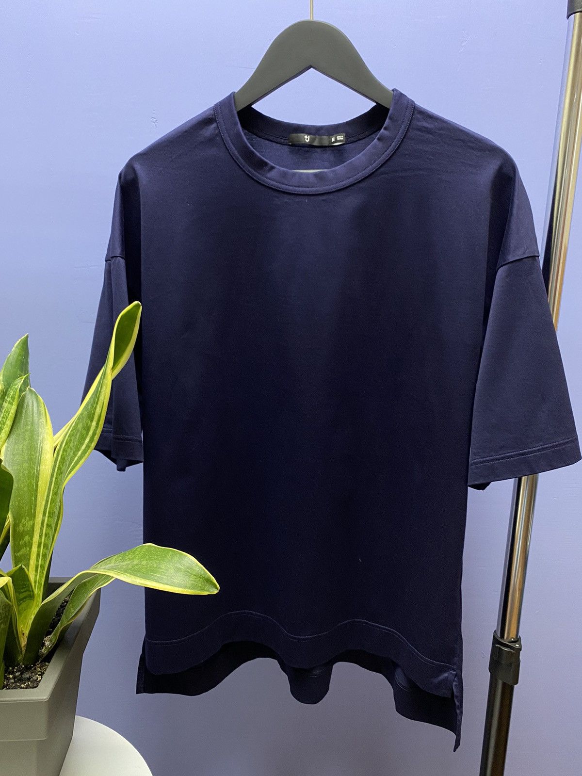 Jil Sander × Uniqlo Uniqlo x Jil Sander Blue T Shirt Men’s M Collab Luxury Style Size US M / EU 48-50 / 2 - 6 Thumbnail