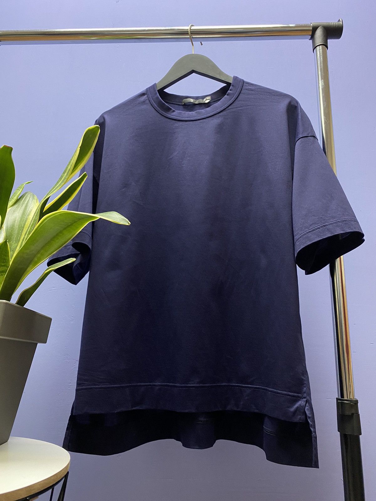 Jil Sander × Uniqlo Uniqlo x Jil Sander Blue T Shirt Men’s M Collab Luxury Style Size US M / EU 48-50 / 2 - 4 Thumbnail