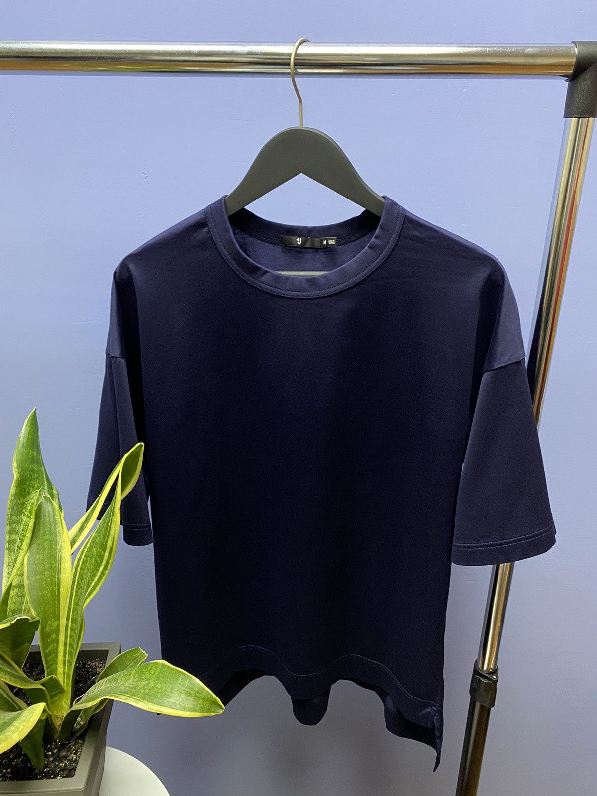 Jil Sander × Uniqlo Uniqlo x Jil Sander Blue T Shirt Men’s M Collab Luxury Style Size US M / EU 48-50 / 2 - 5 Thumbnail