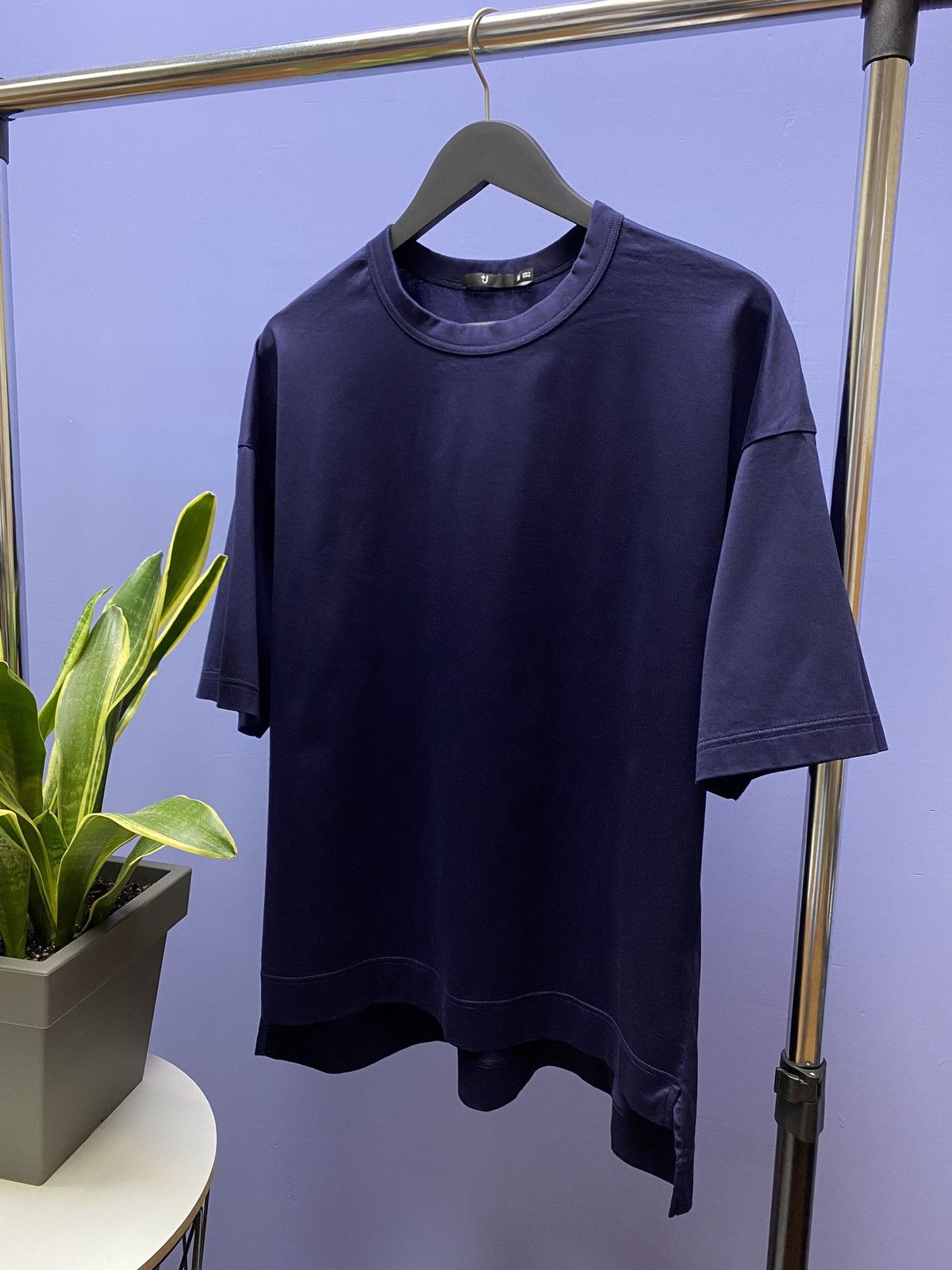Jil Sander × Uniqlo Uniqlo x Jil Sander Blue T Shirt Men’s M Collab Luxury Style Size US M / EU 48-50 / 2 - 2 Thumbnail