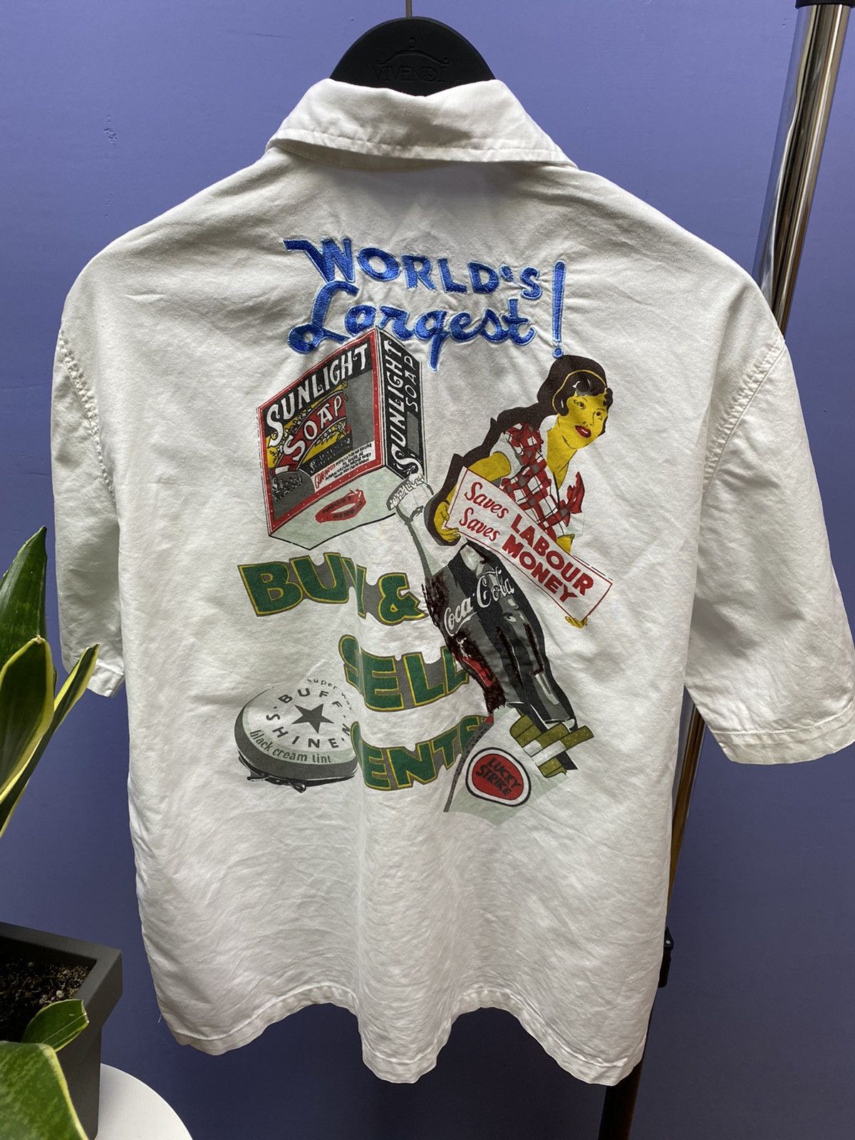 Vintage Vintage American Style “World Largest” Short Sleeve Shirt Size US L / EU 52-54 / 3 - 17 Thumbnail